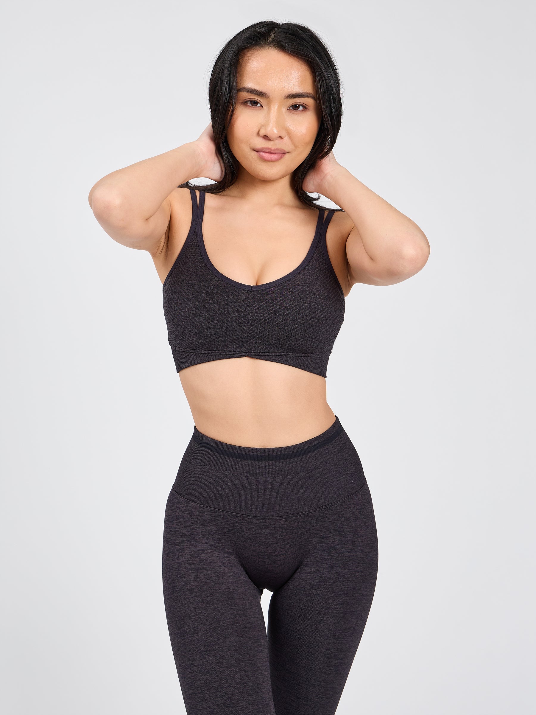 Shape Seamless Sports Bra - Charcoal