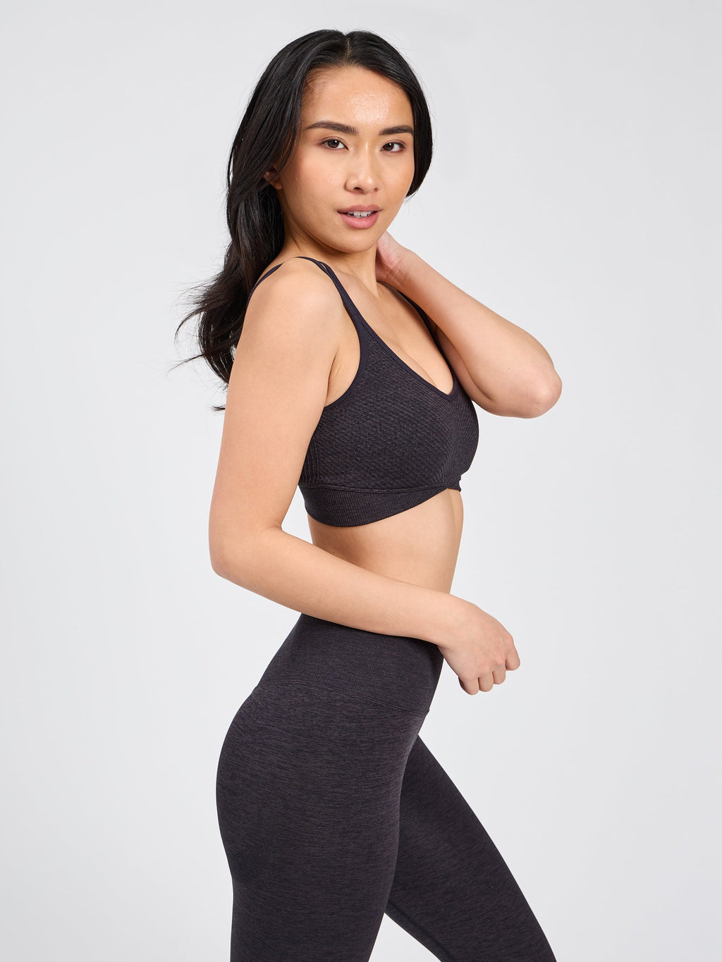 Shape Seamless Sports Bra - Charcoal