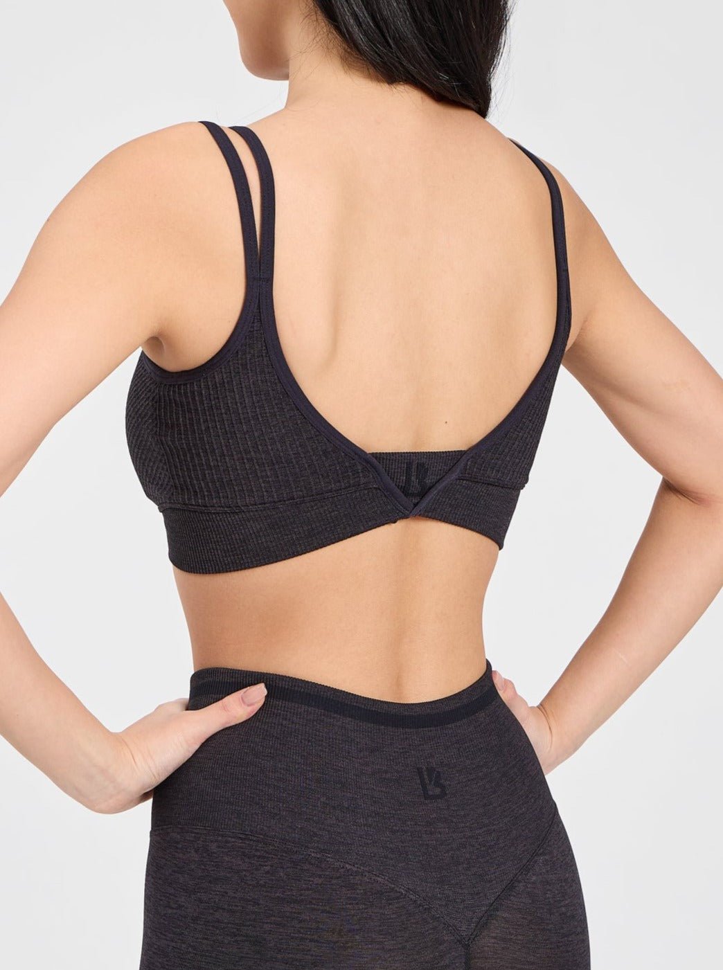 Shape Seamless Sports Bra - Charcoal