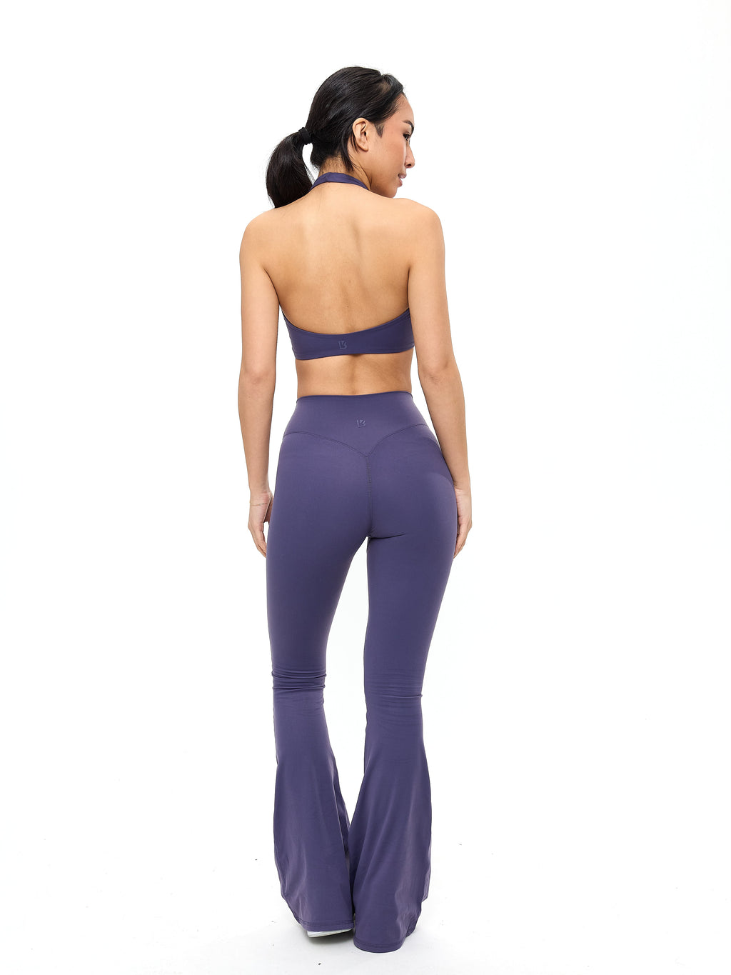 Poshknit Flare Legging - Shadow Berry