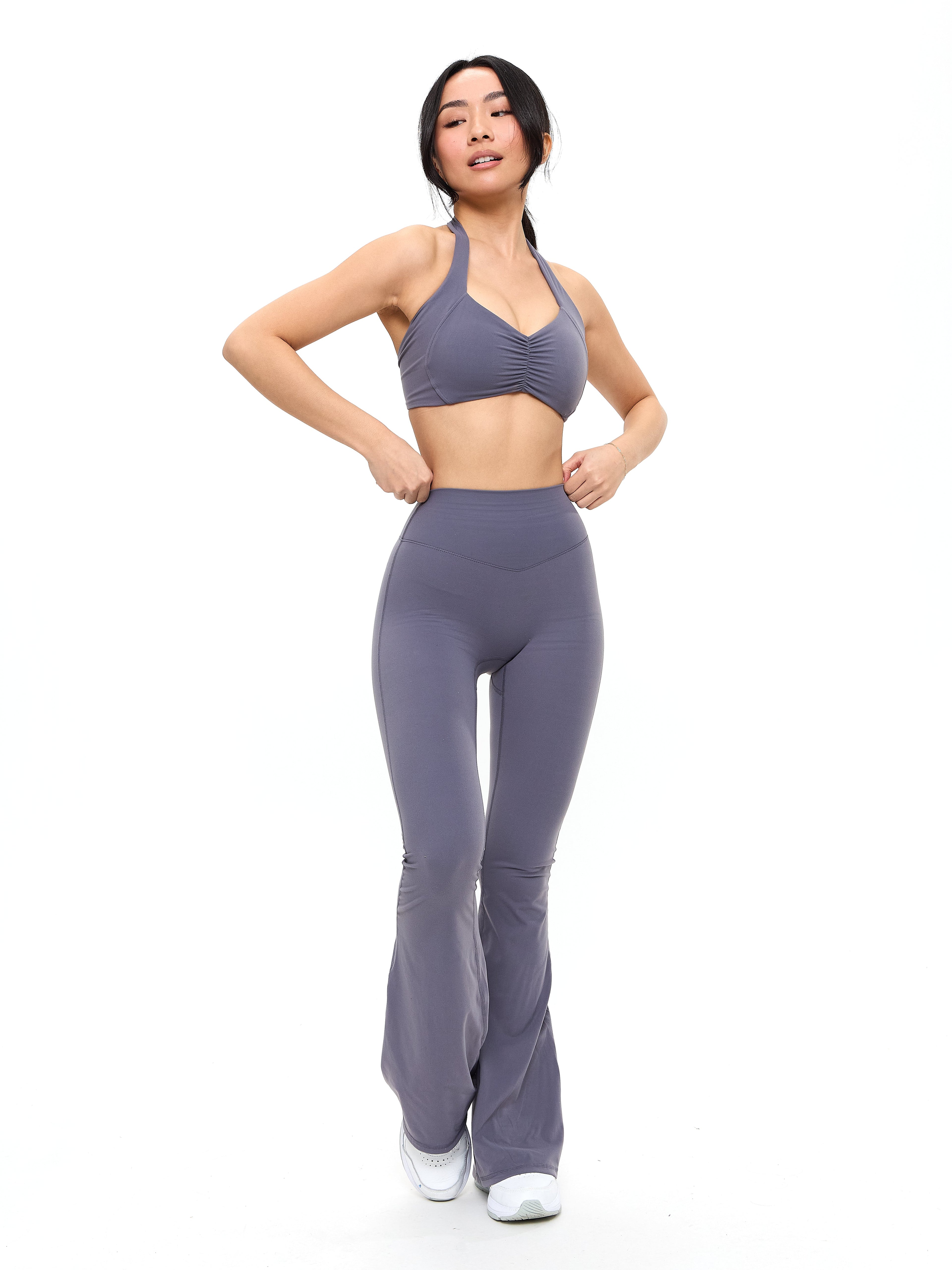 Poshknit Flare Legging - Anchor