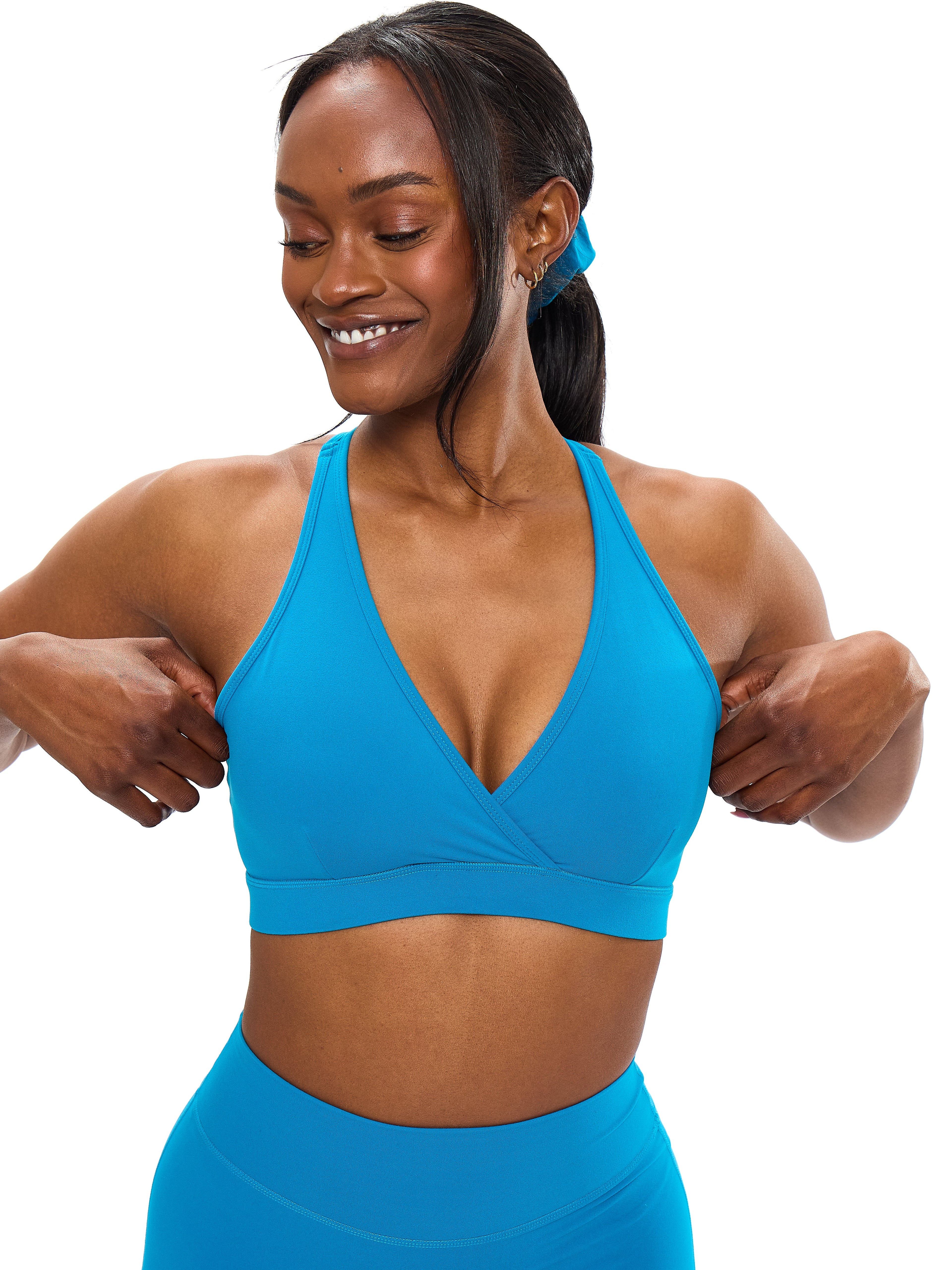 Reversible RacerBack Sports Bra - Warhead and Cotton Candy
