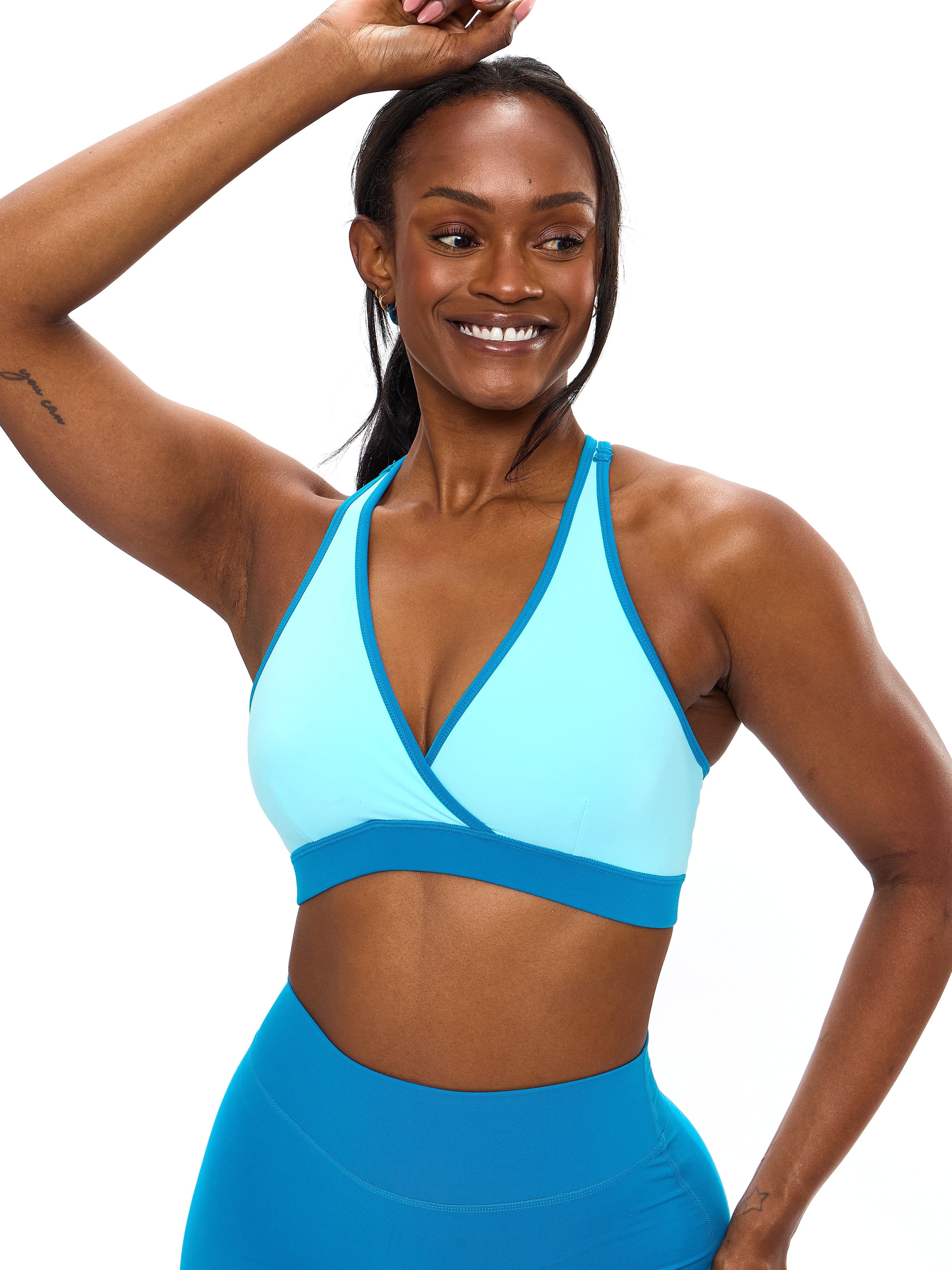 Reversible RacerBack Sports Bra - Warhead and Cotton Candy