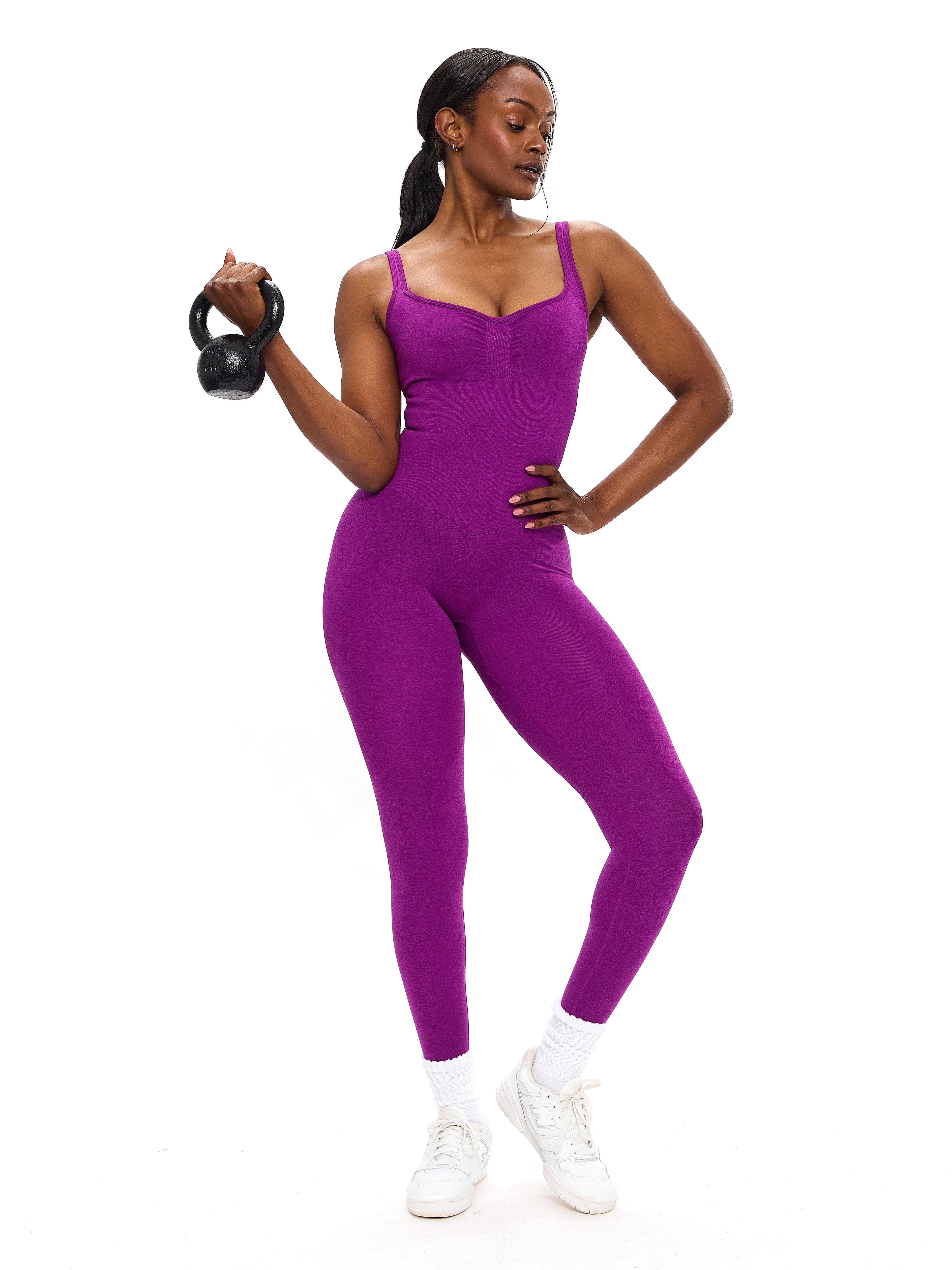 Shape Seamless Bodysuit - Grape Juice
