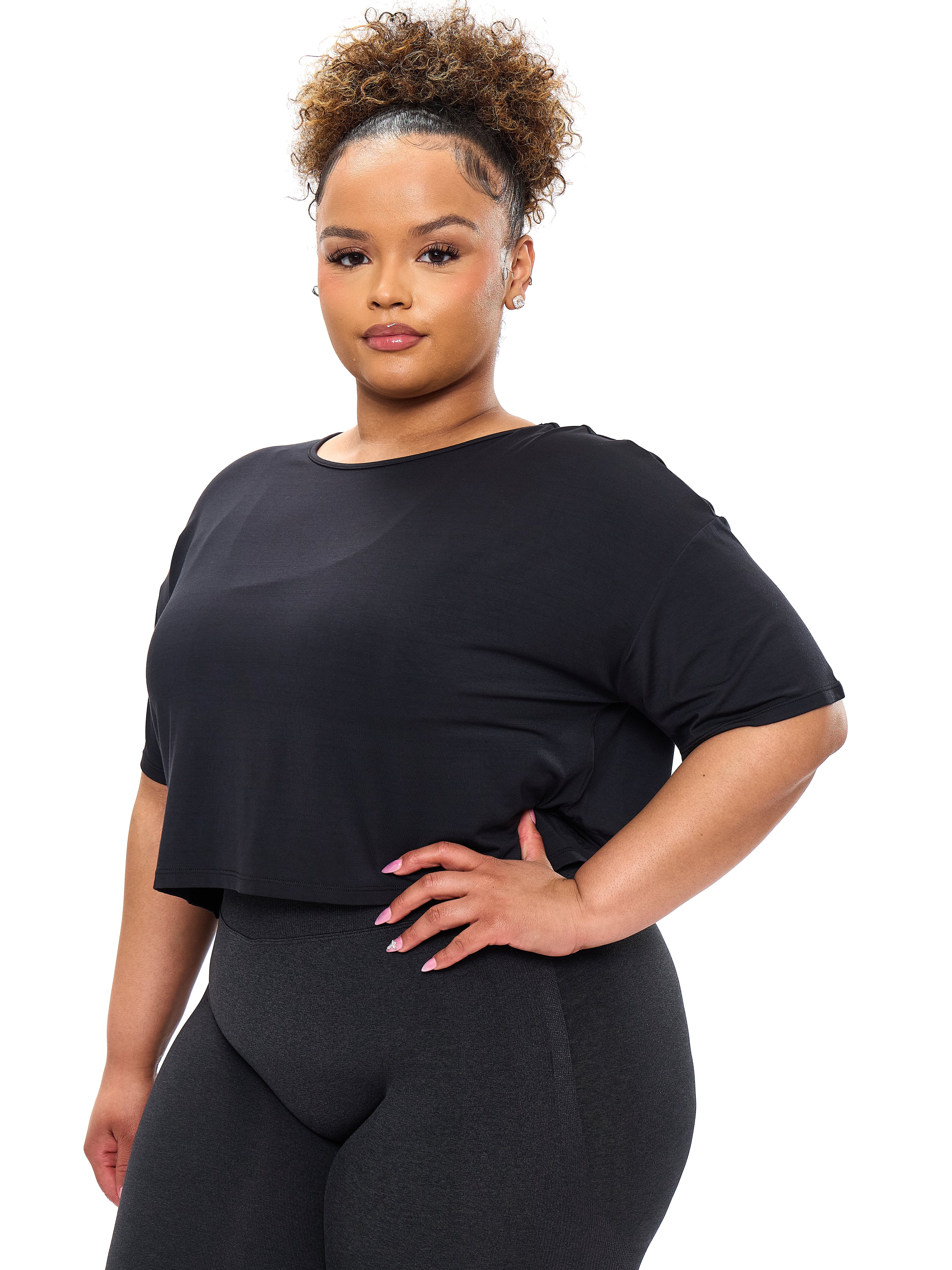 Rainforest Crop V2 - Black