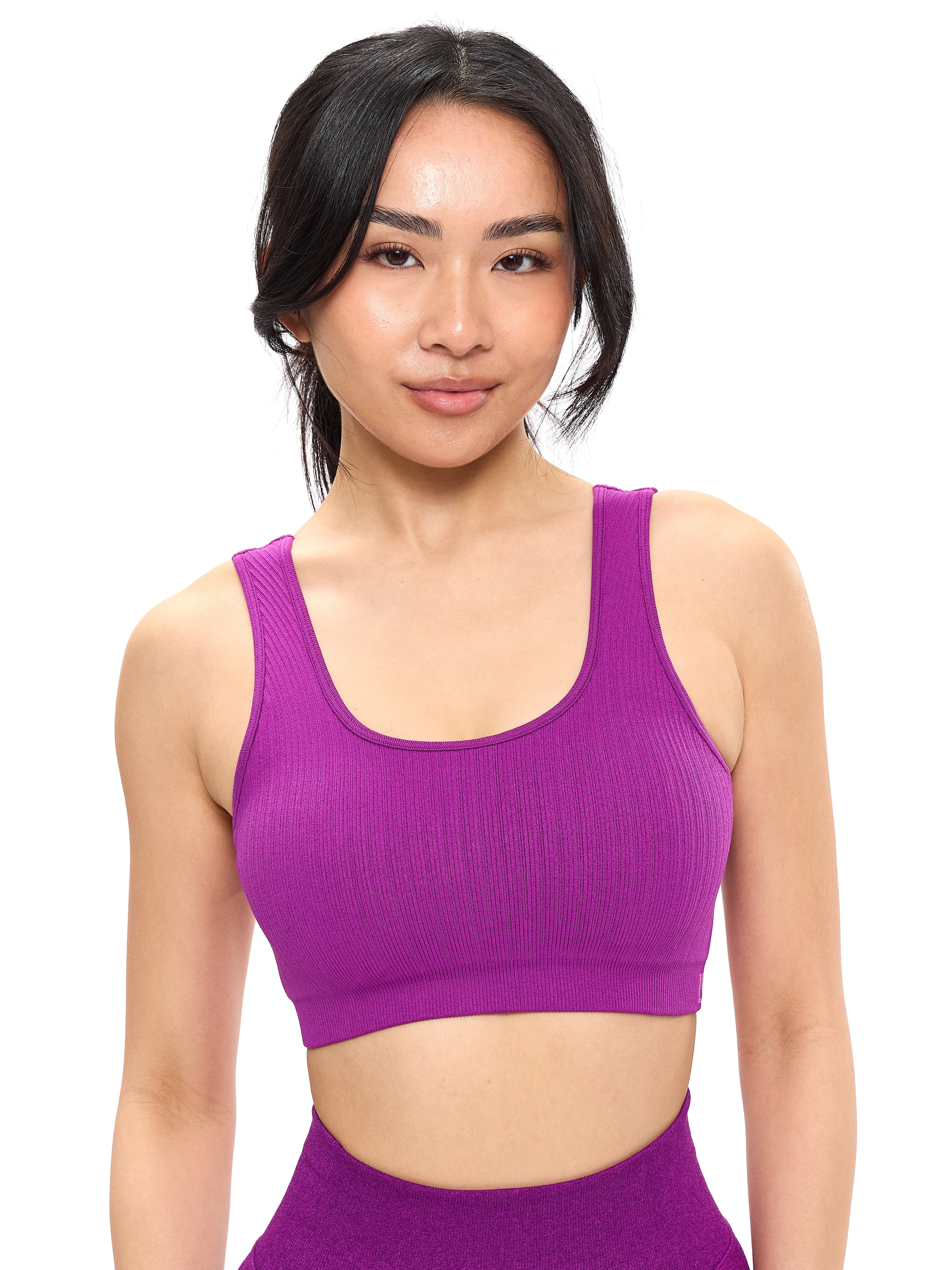 Scoop Seamless Sports Bra - Grape Juice