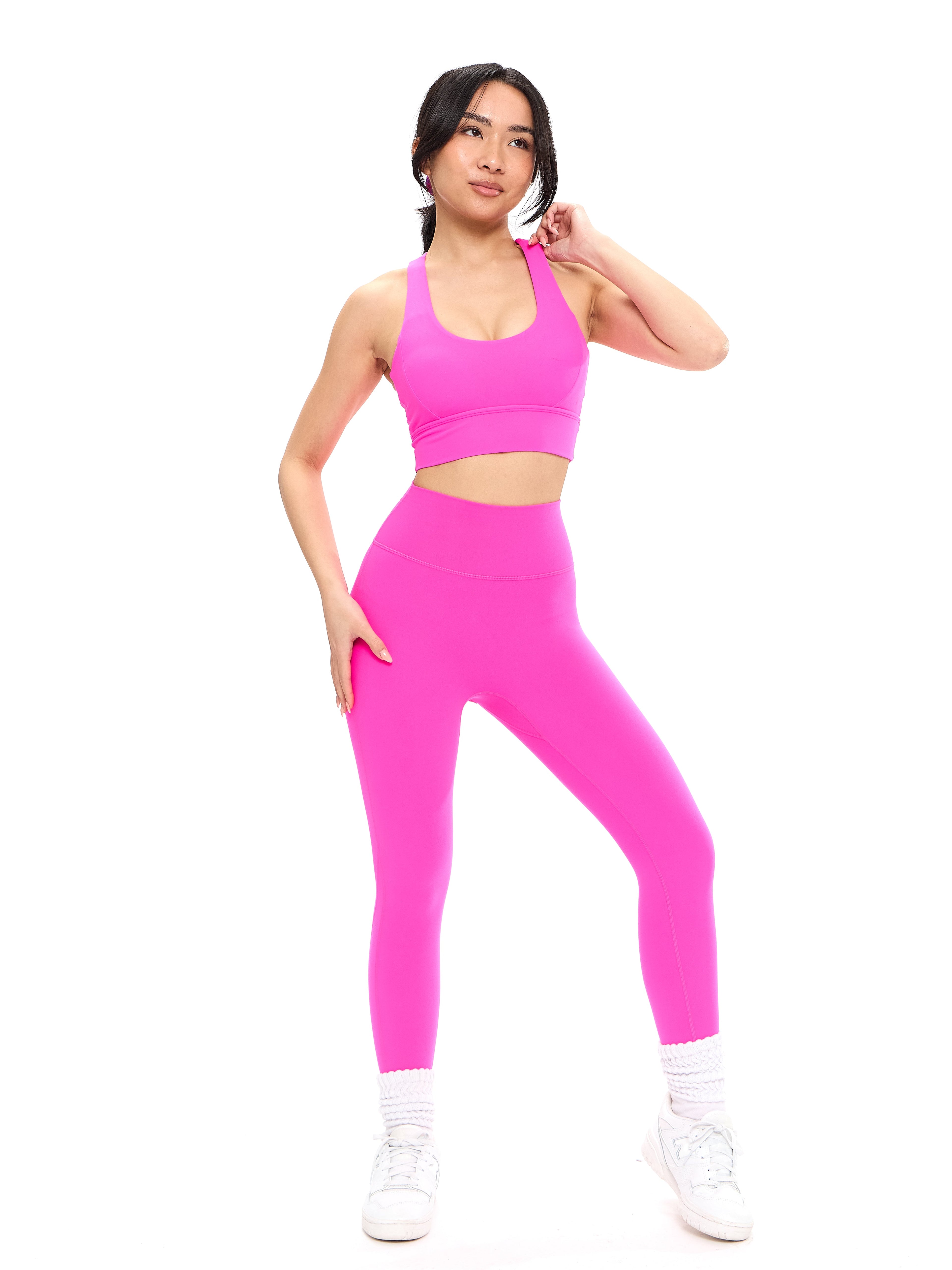 Rosa Sports Bra - Hard Candy