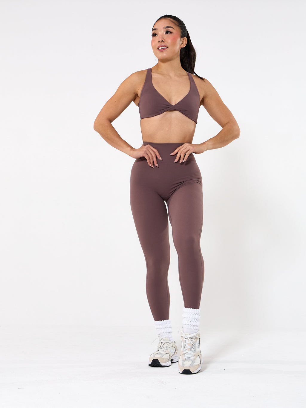 Legacy Legging - Mocha Berry