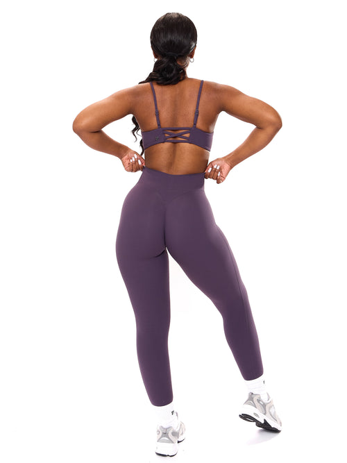 Aggressive Scrunch Legging - Purple Shadow