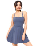 Bend and Snap Dress - Barista Blue