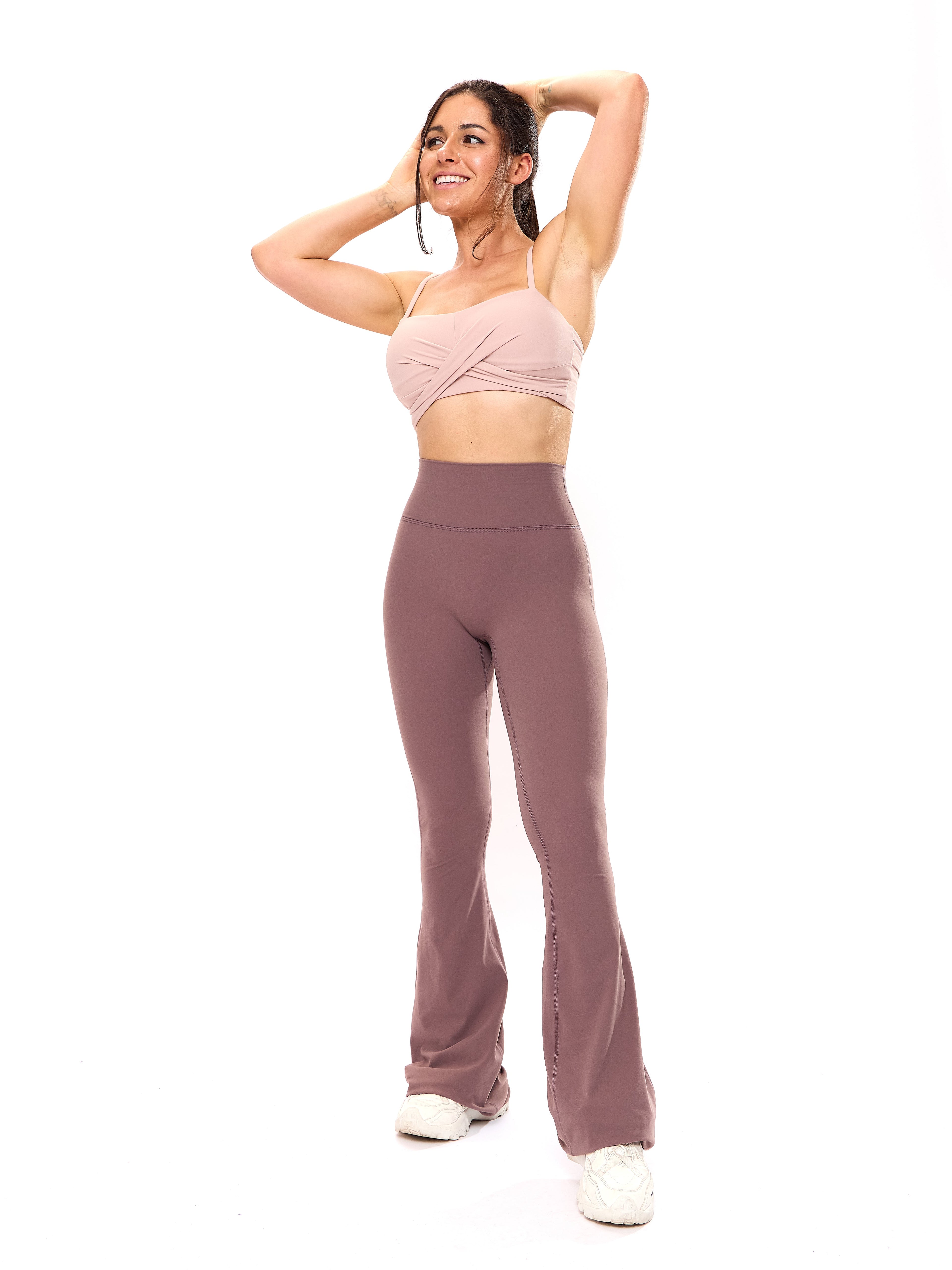 Legacy Flare Legging - Mocha Berry