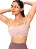 Ivy Wrap Sports Bra - Berry Ice