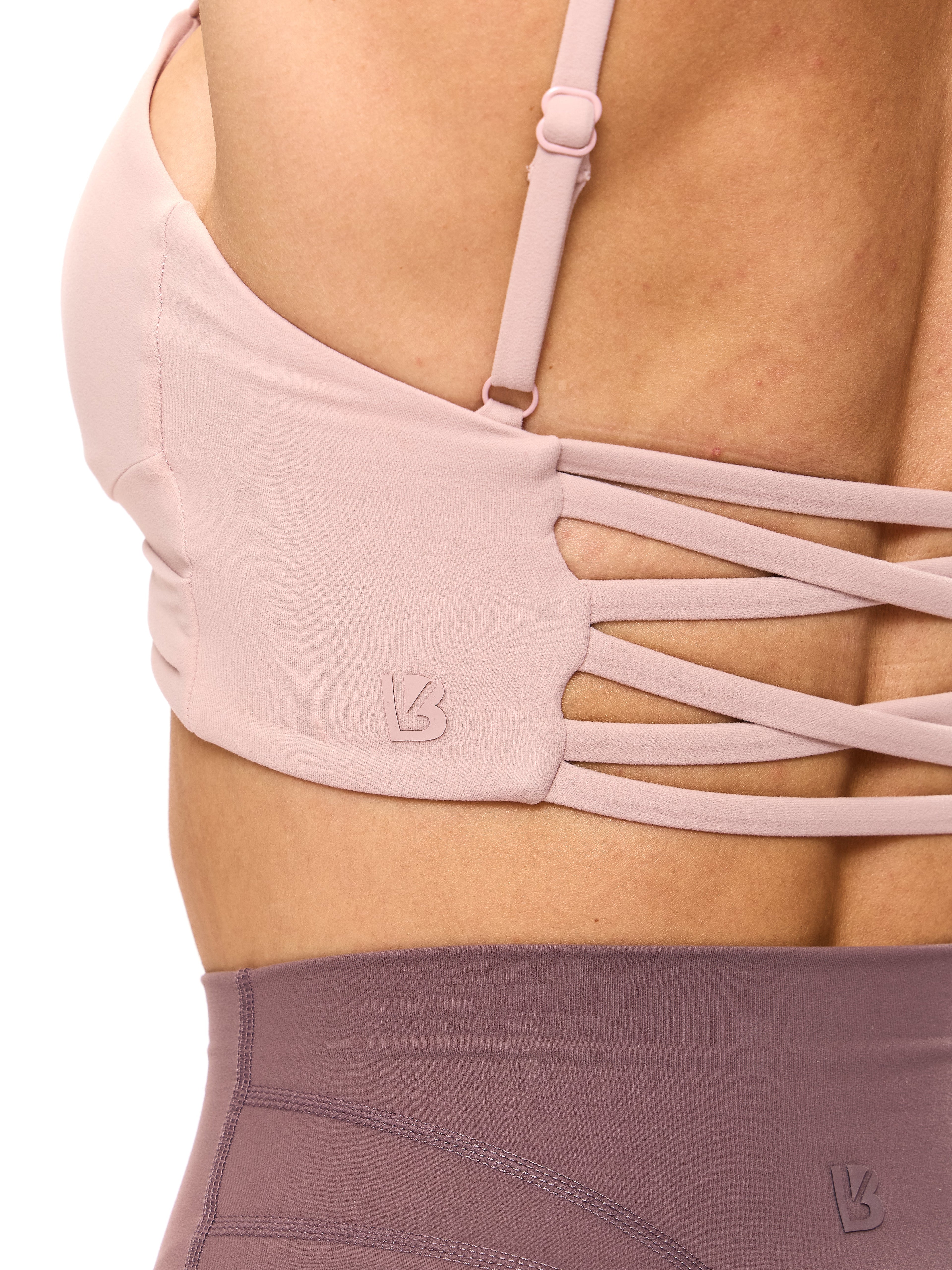 Ivy Wrap Sports Bra - Berry Ice