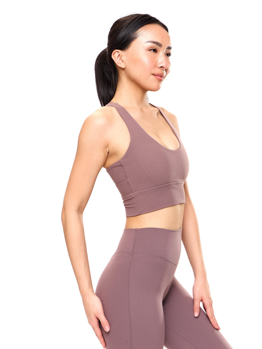 Rosa Sports Bra - Mocha Berry