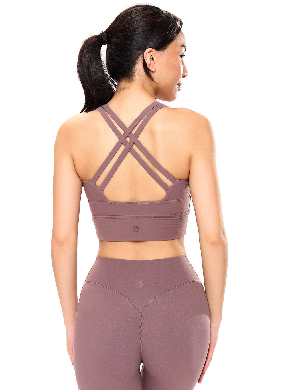 Rosa Sports Bra - Mocha Berry