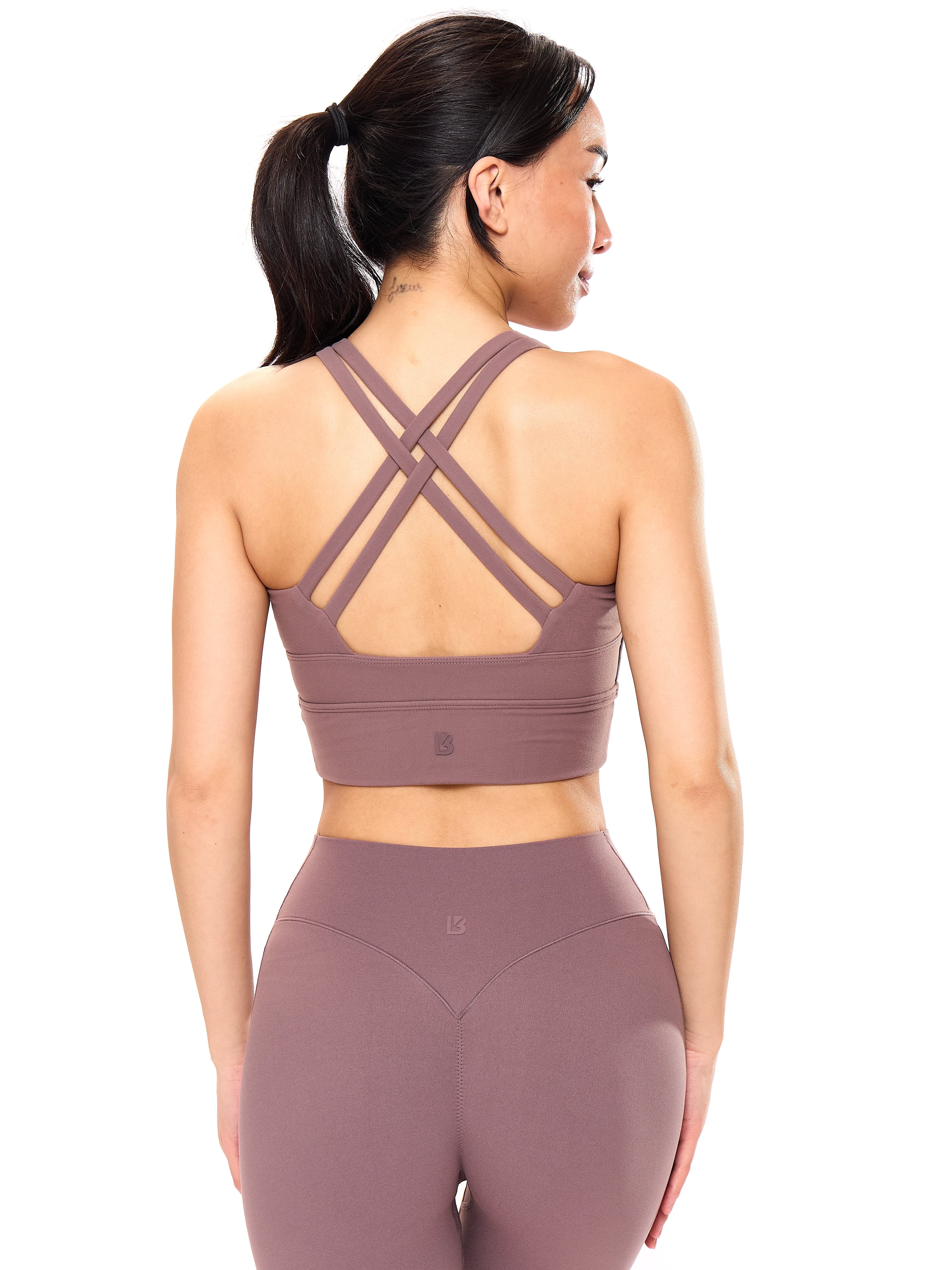 Rosa Sports Bra - Mocha Berry