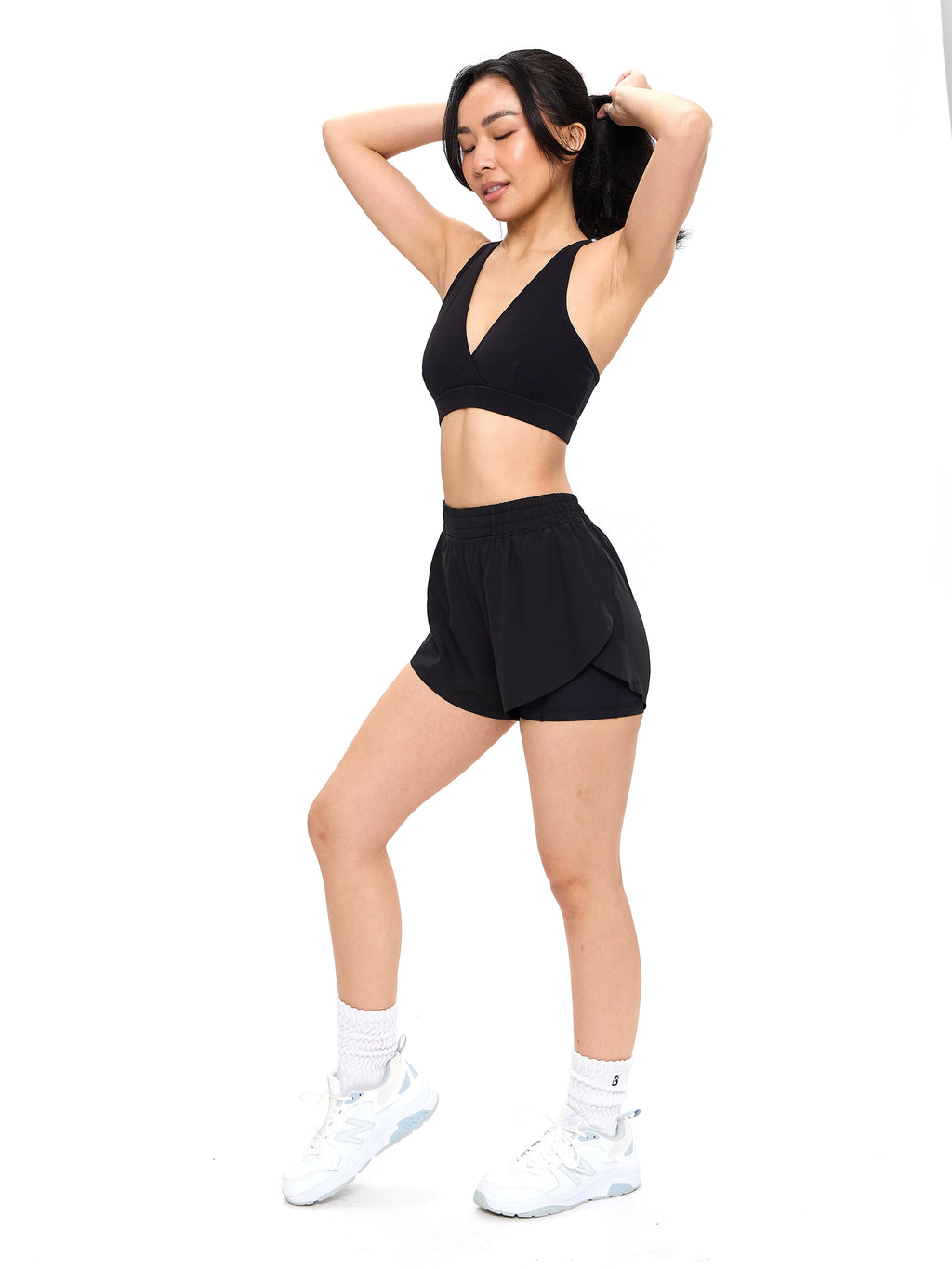 Flirty Flo Short Boyshort - Onyx Black