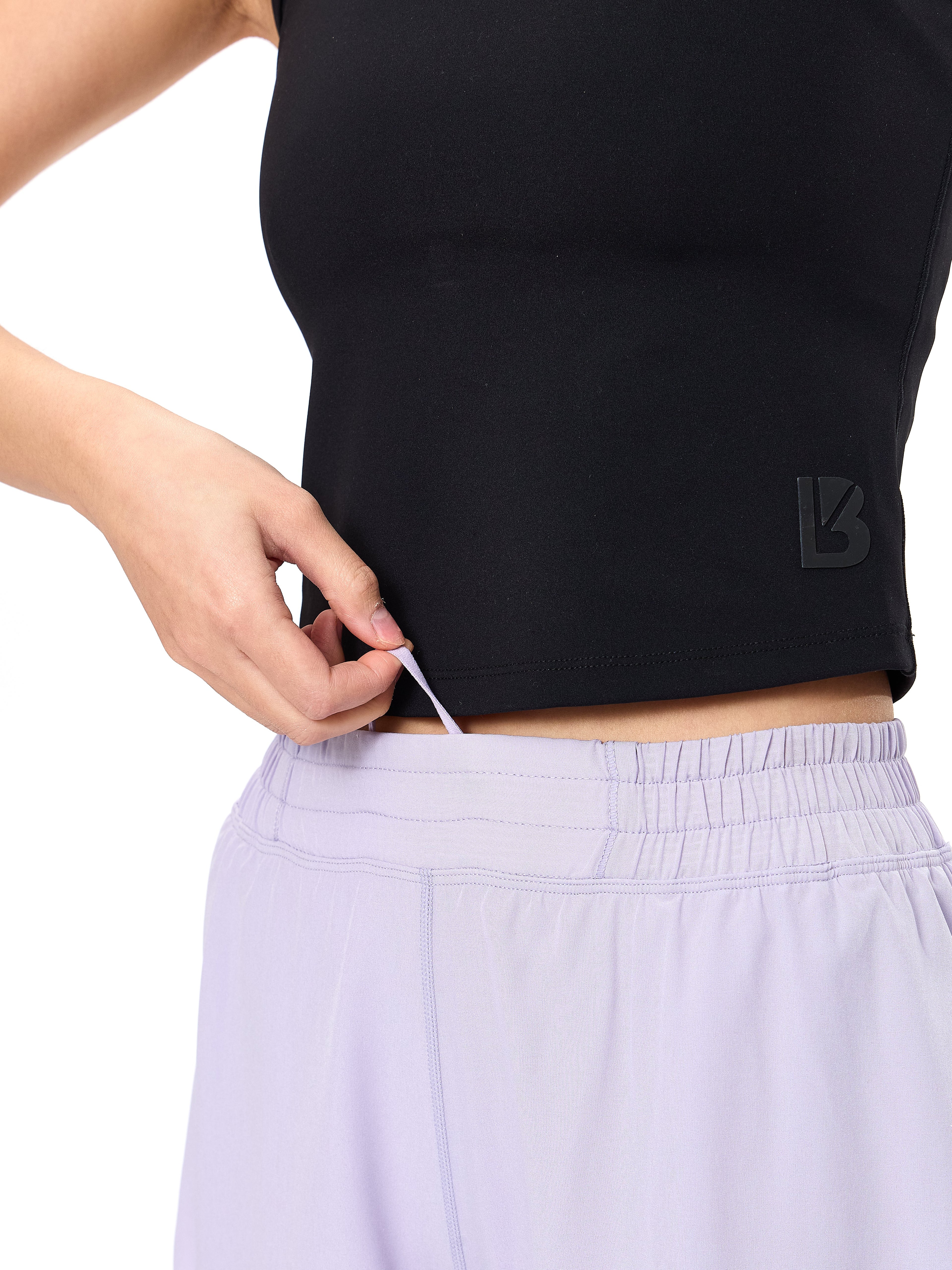 Flirty Flo Short Boyshort - Lavender Smoke