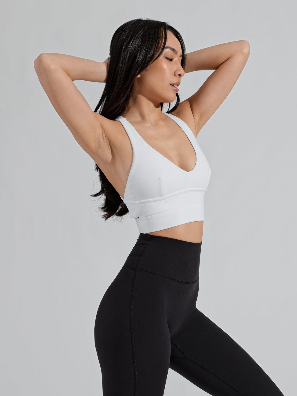 Alpha Sports Bra - White