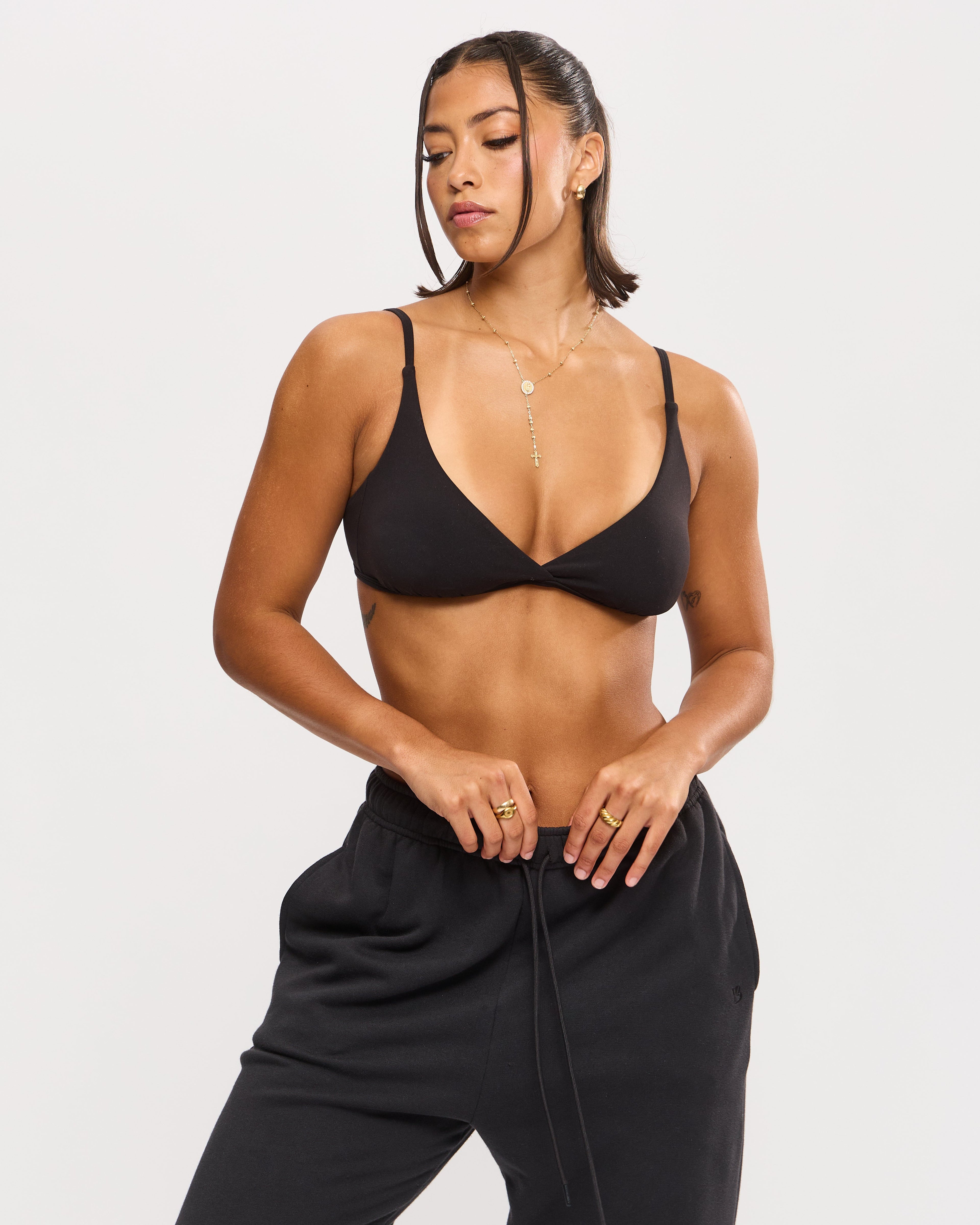 Plunge Butter Bra - Onyx Black