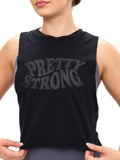 Pretty Crop Tank - Black