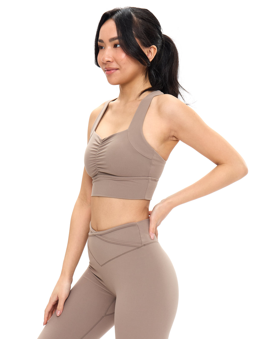 Bloom Sports Bra - Chai Latte