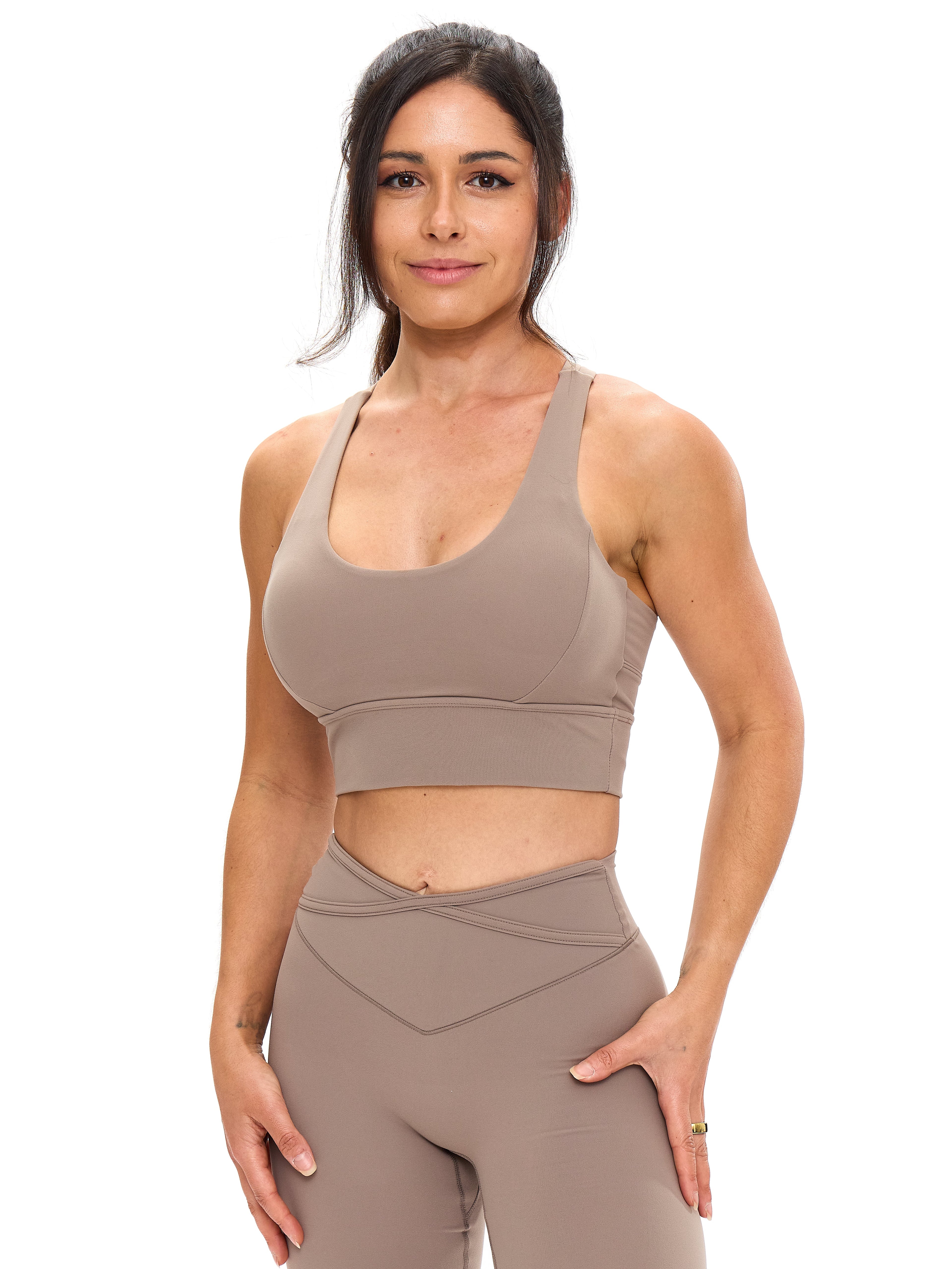Rosa Sports Bra - Chai Latte