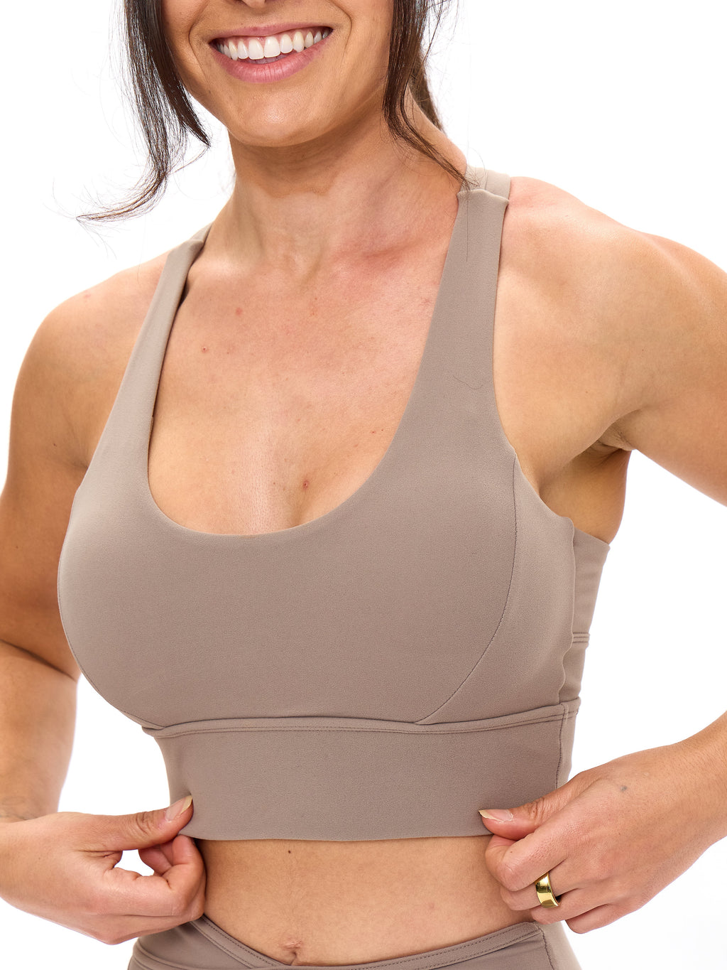 Rosa Sports Bra - Chai Latte
