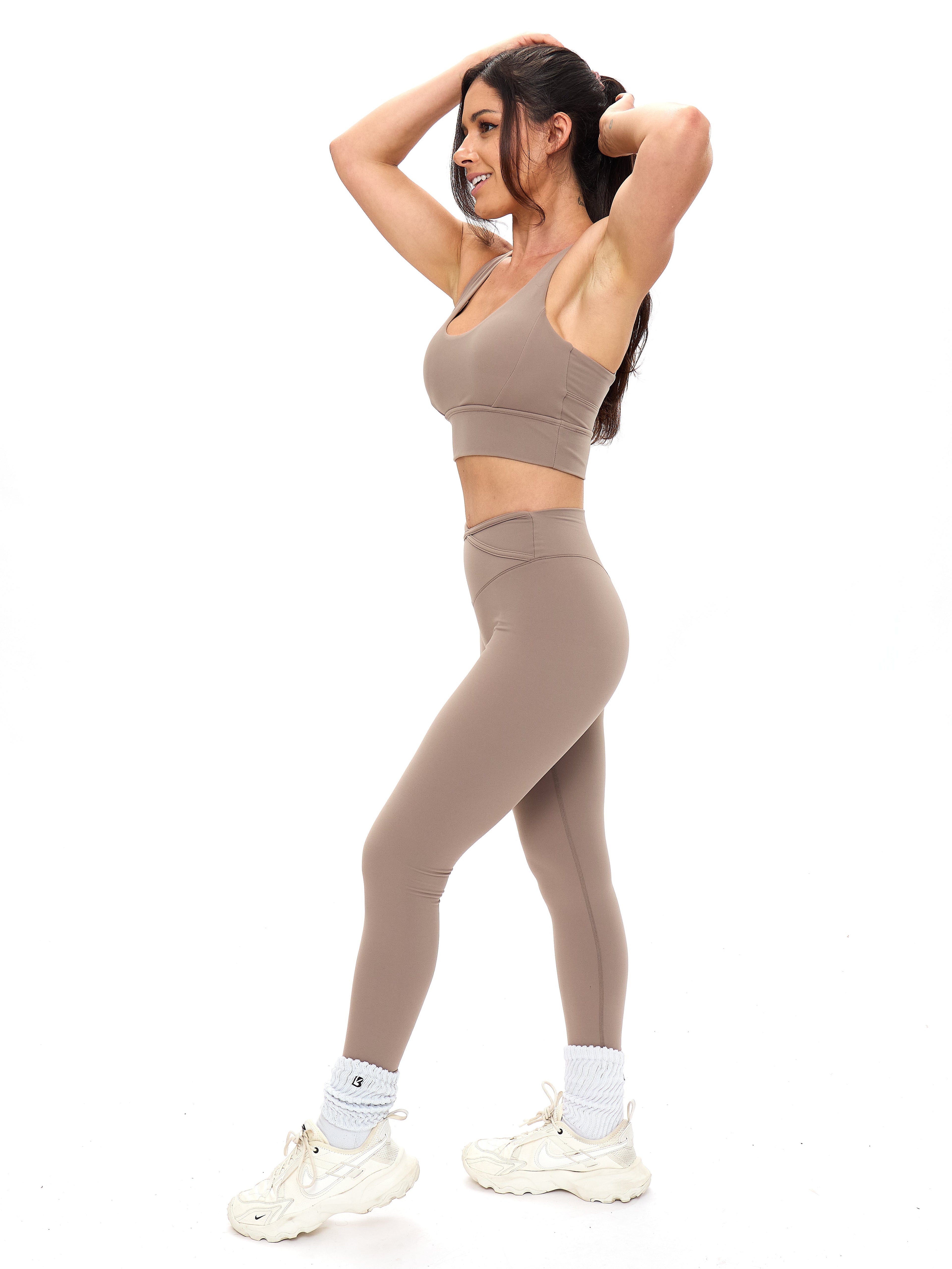 Rosa Sports Bra - Chai Latte