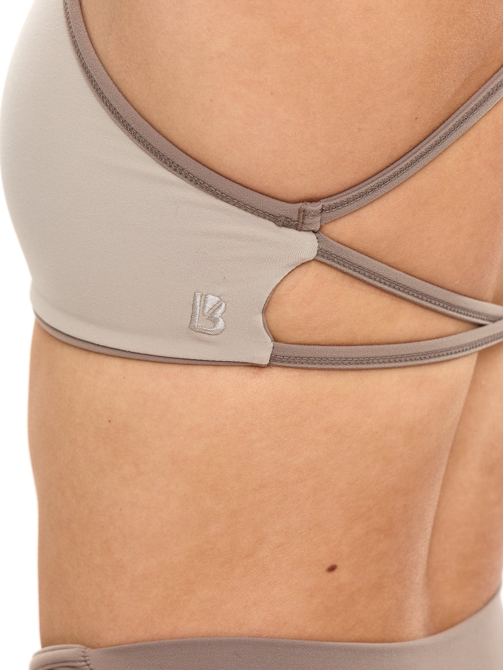 Girlfriend Reversible Sports Bra - Chai Latte and Chamomile