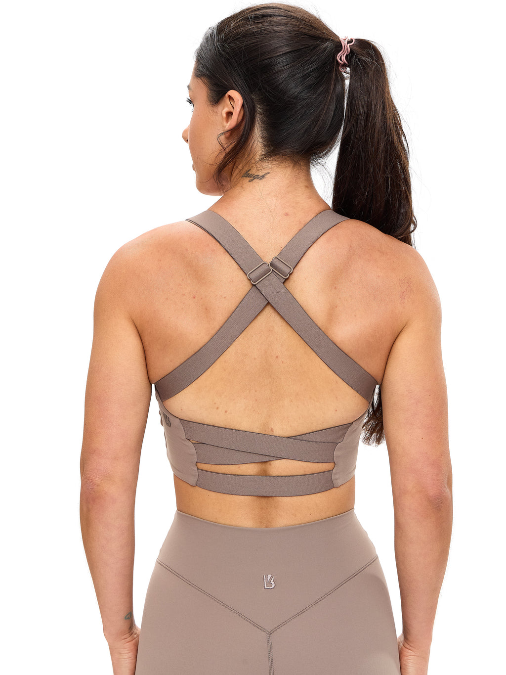Candy Wrap Sports Bra - Chai Latte