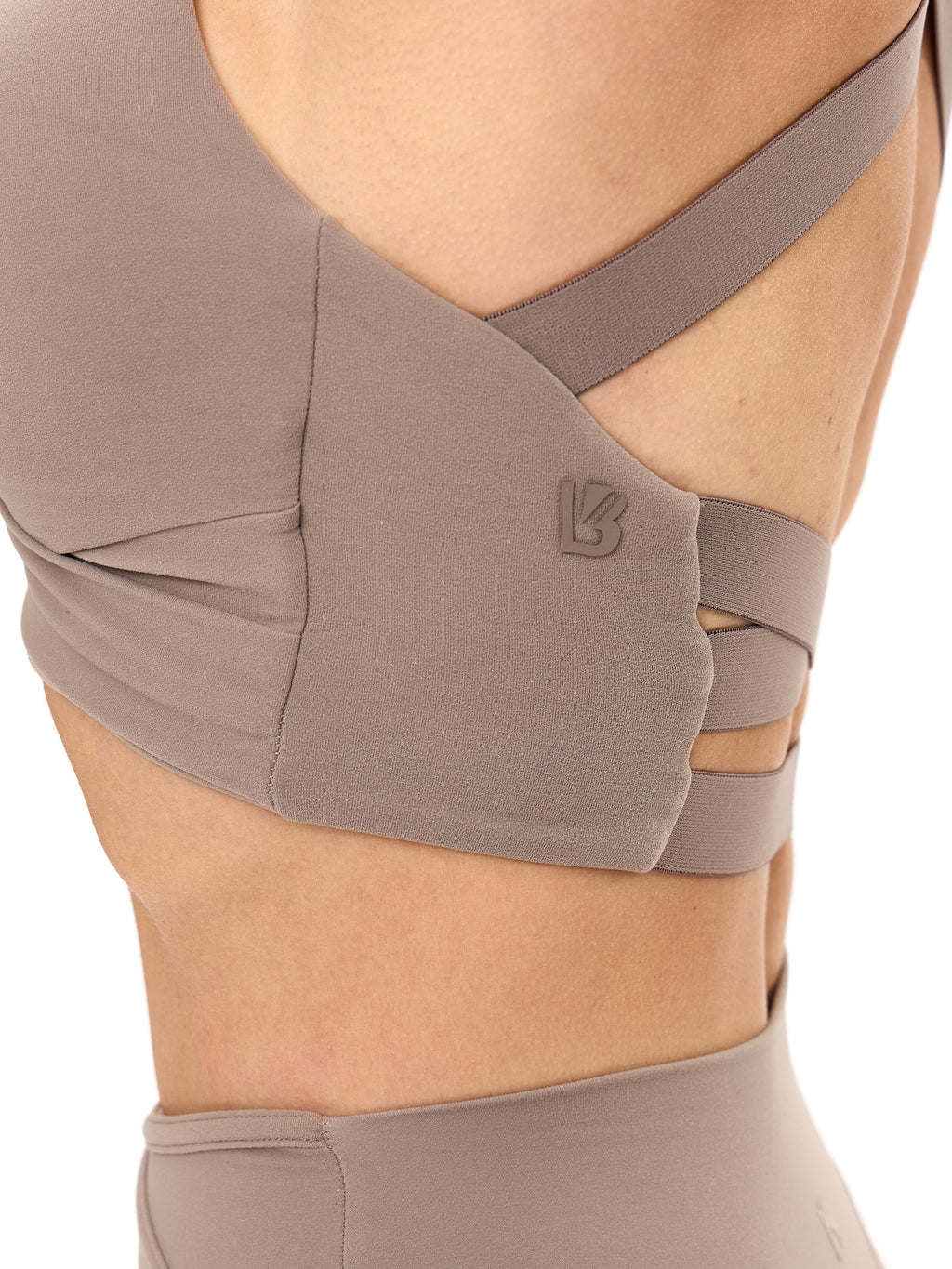 Candy Wrap Sports Bra - Chai Latte