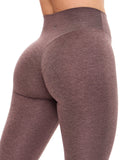 Dream Heathered Legging - Mocha Berry