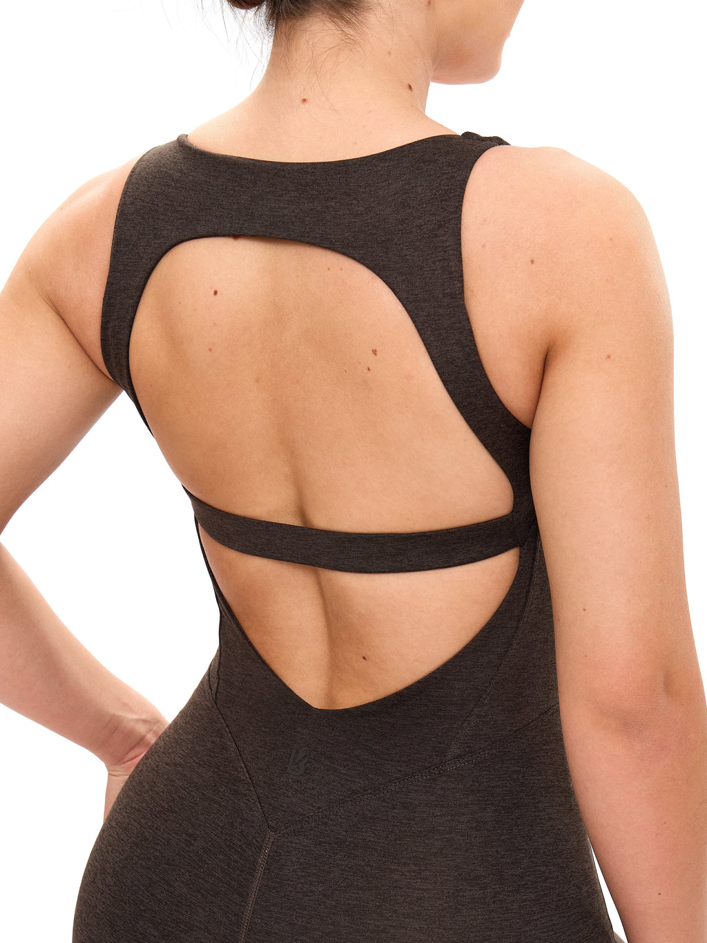 Dream Heathered Bodysuit - Cold Brew