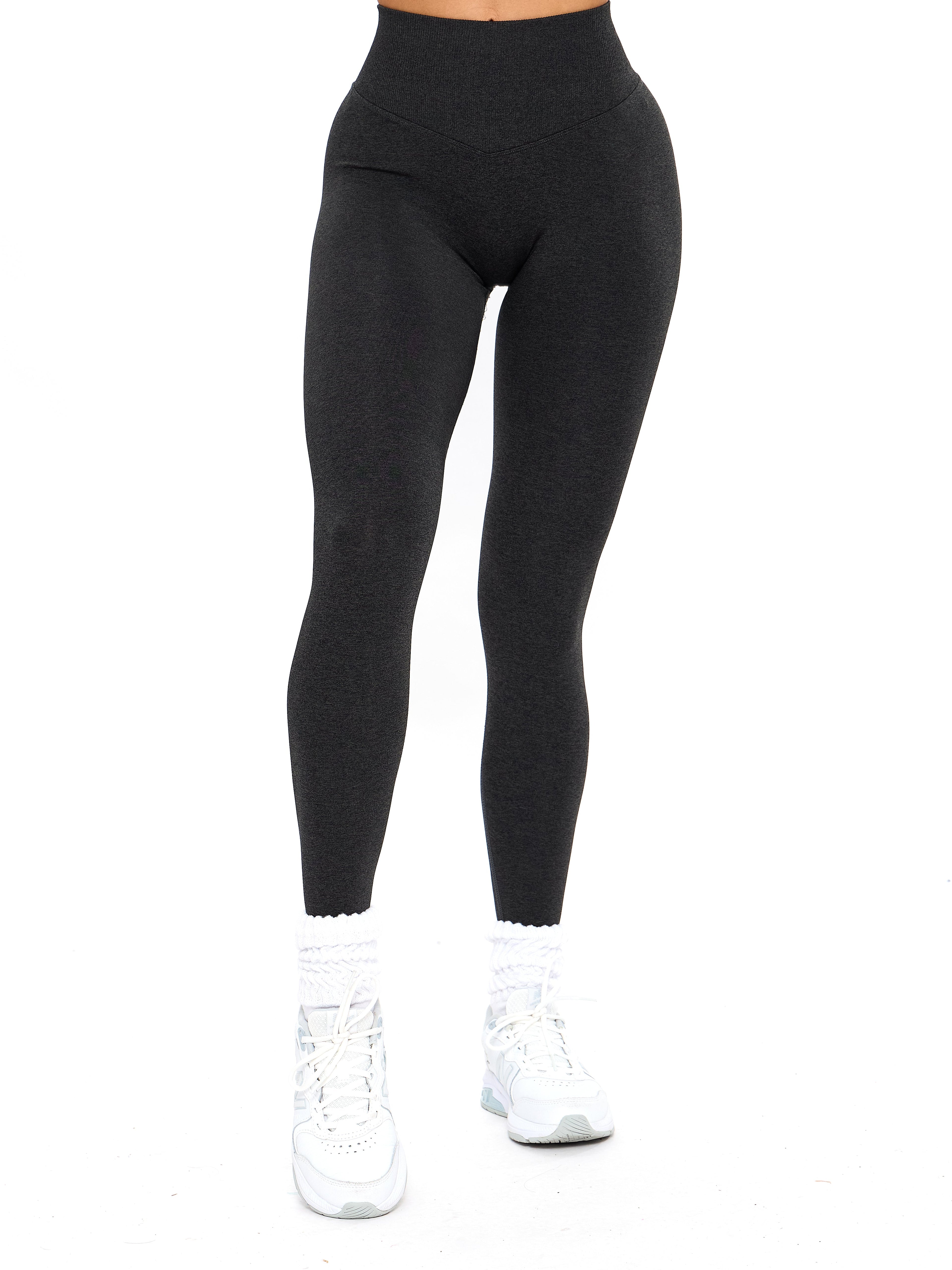 Vida Seamless Legging - Charcoal