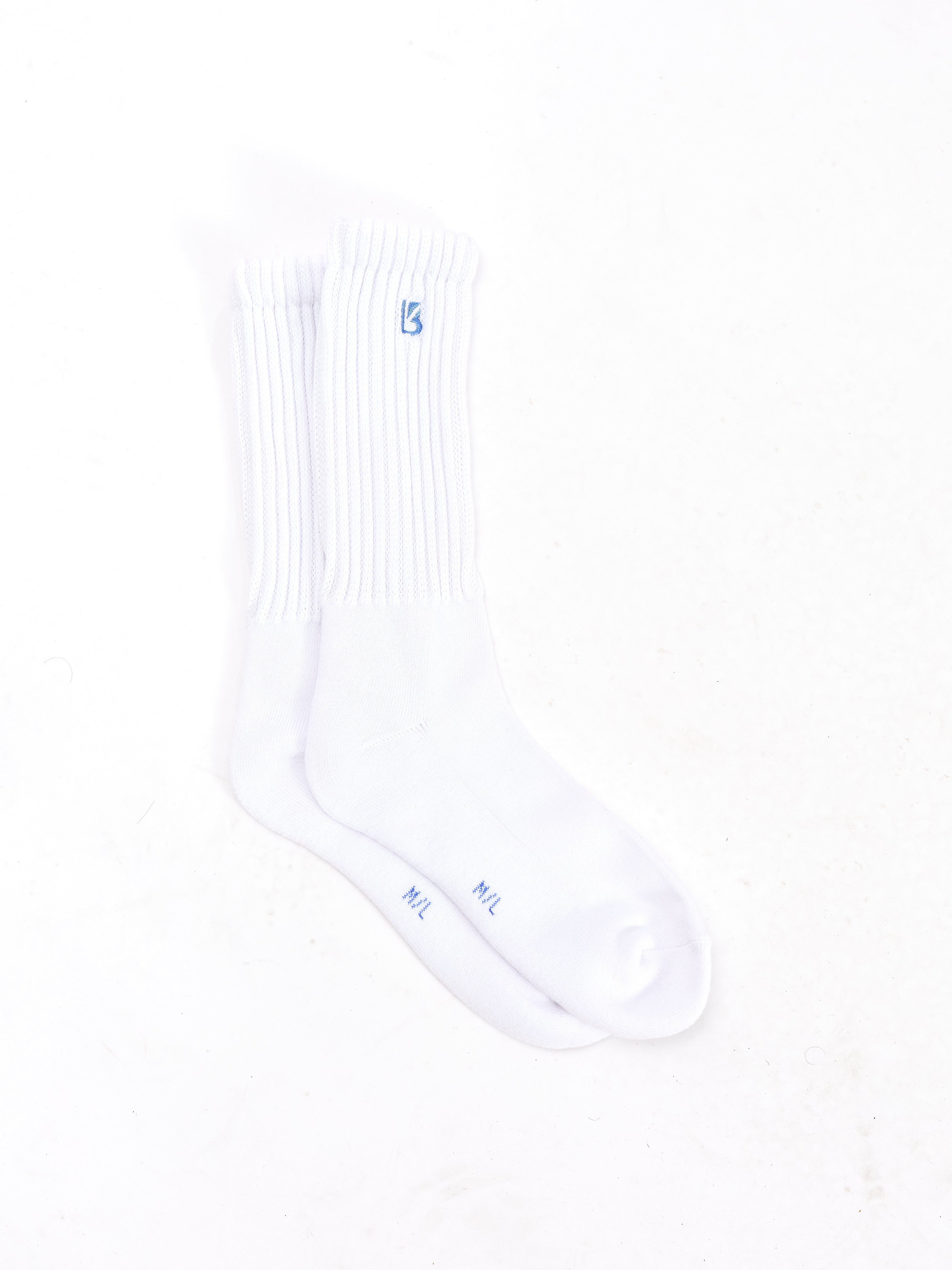 3 Pack Scrunch Socks - Multi White