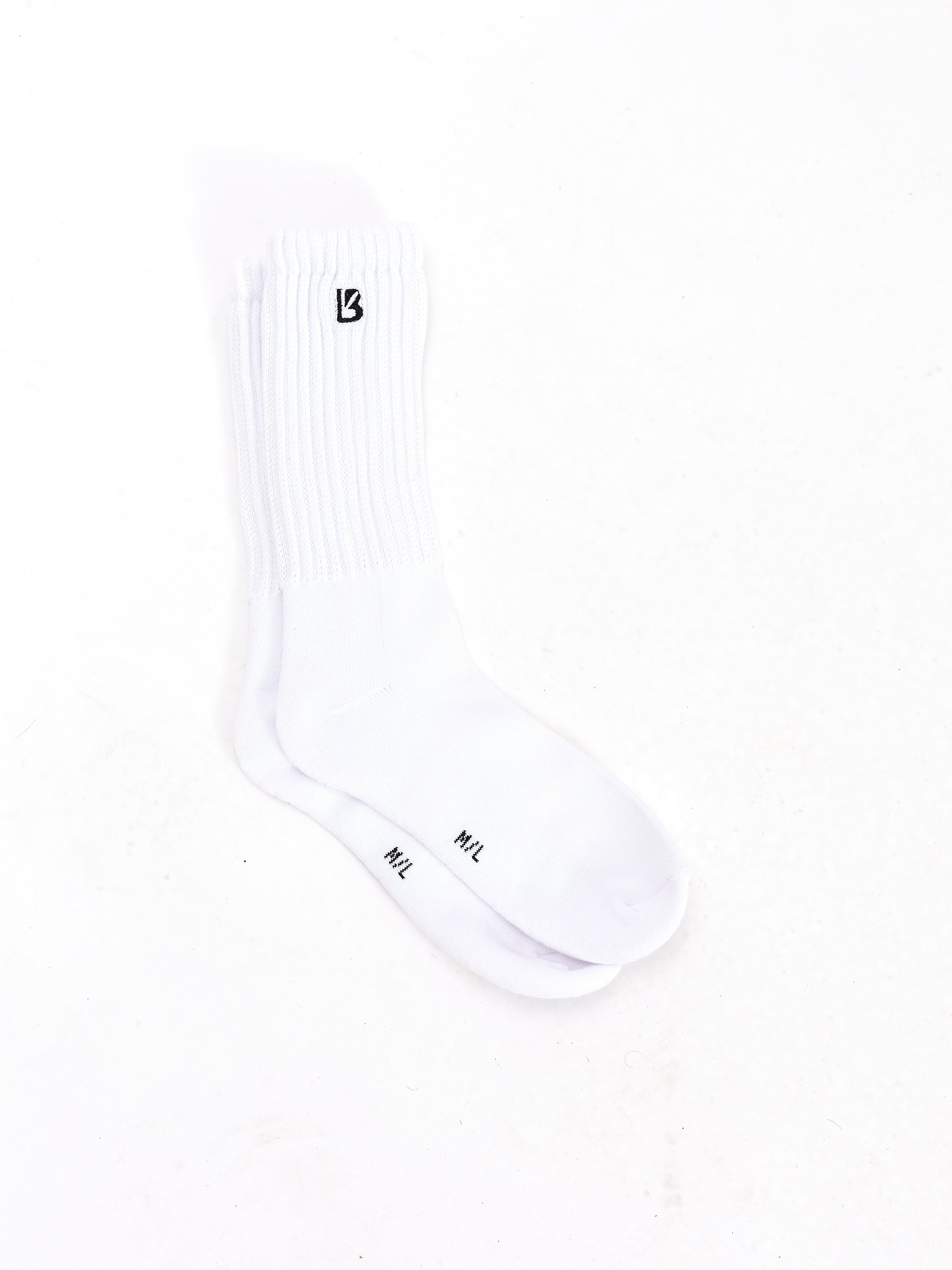 3 Pack Scrunch Socks - Multi White