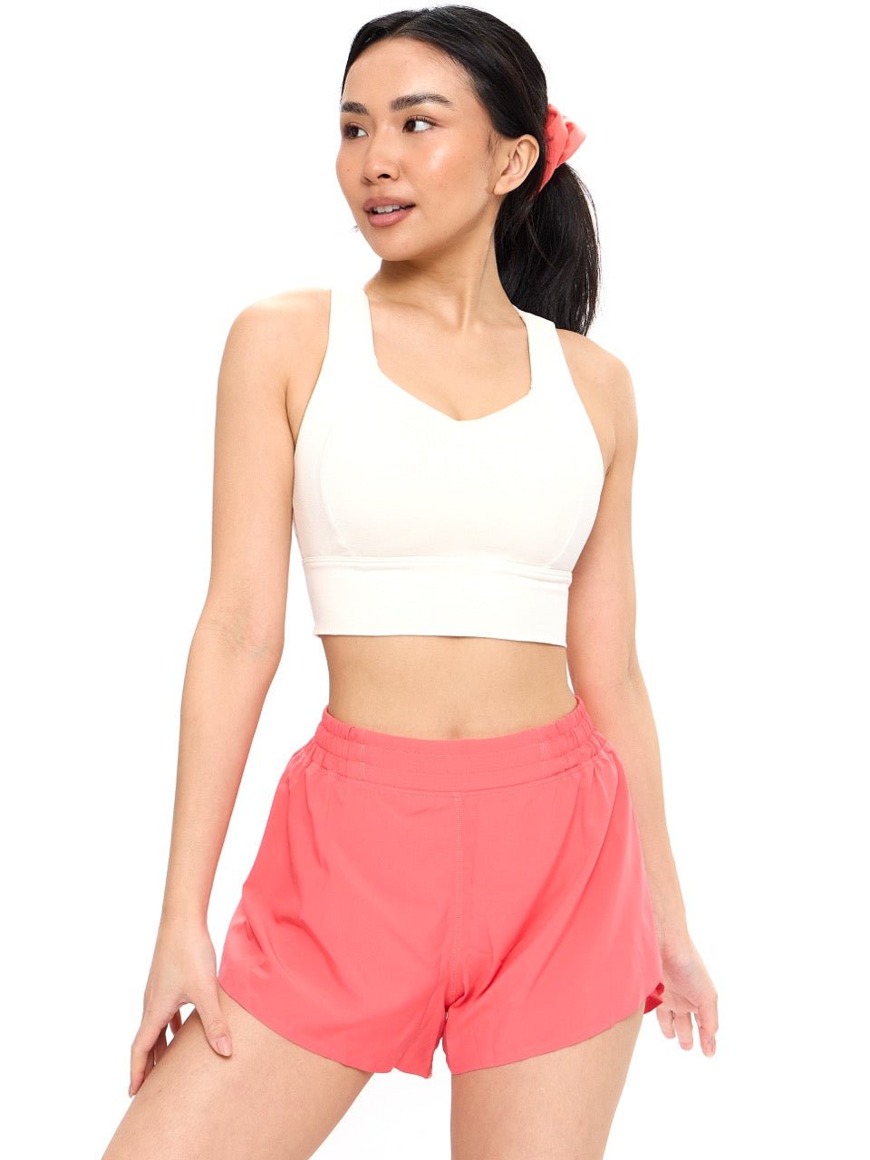 Twilight Dream Heather Sports Bra - Oat Milk