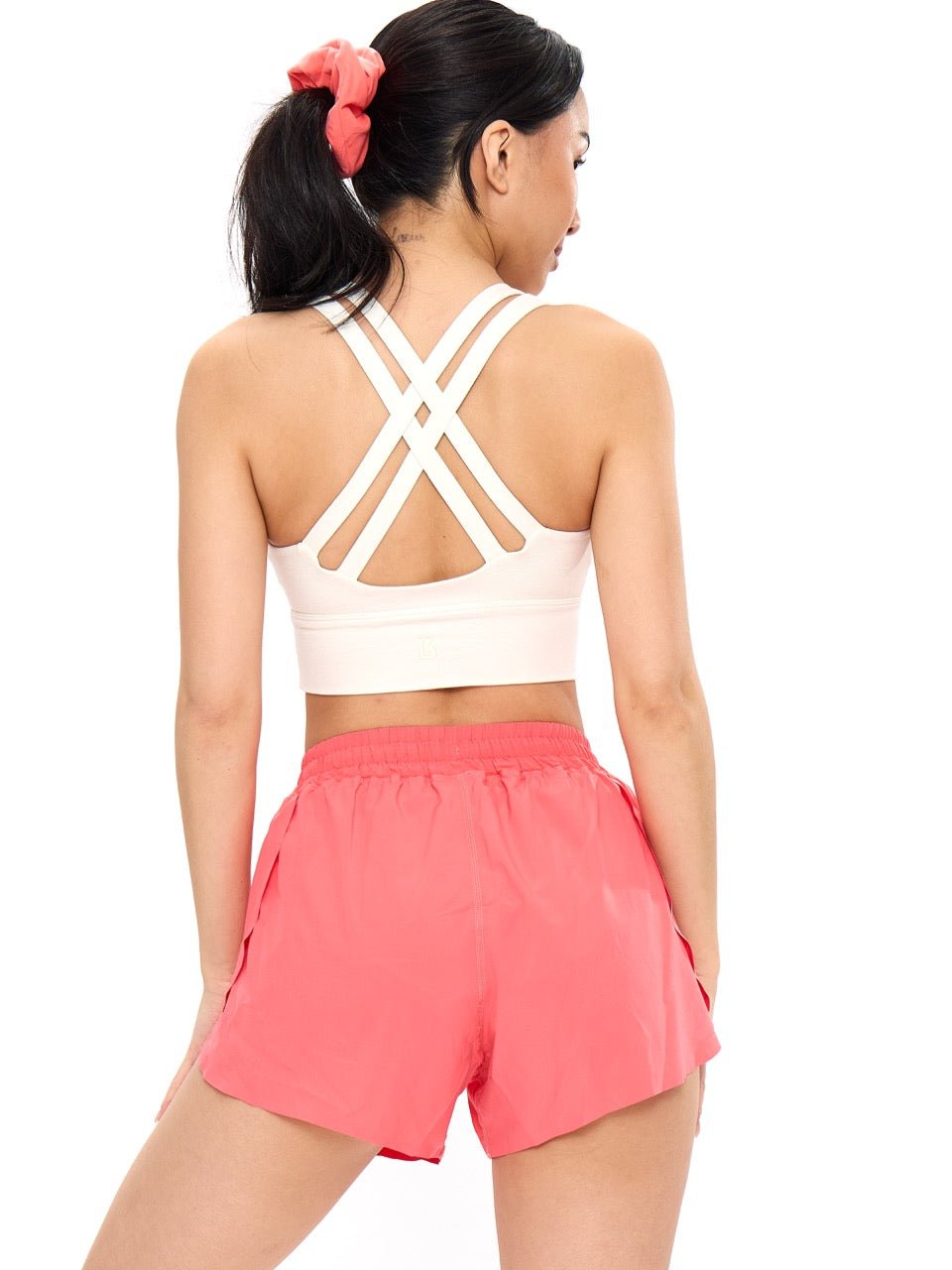 Twilight Dream Heather Sports Bra - Oat Milk