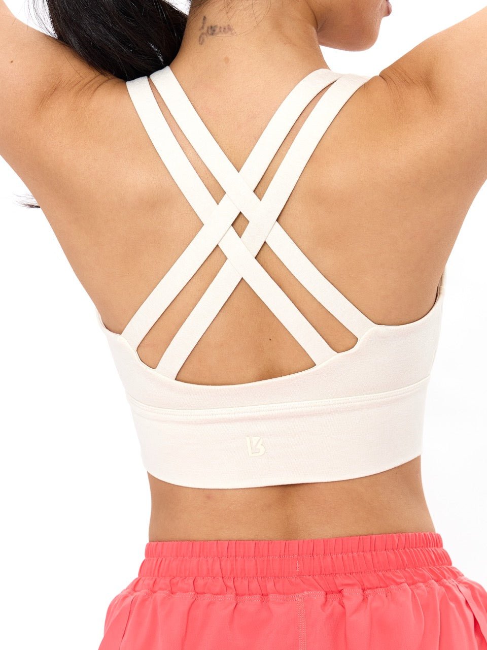 Twilight Dream Heather Sports Bra - Oat Milk