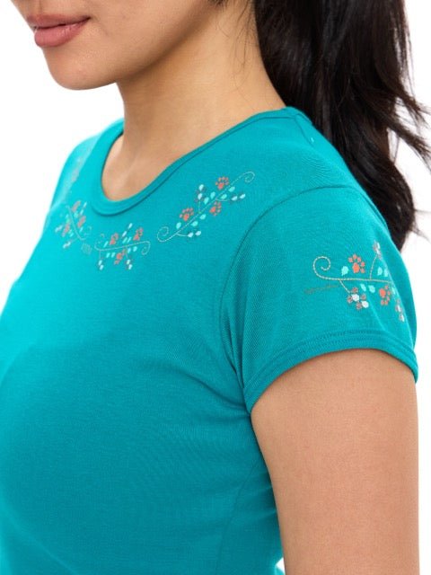 Vida Baby Tee - Teal