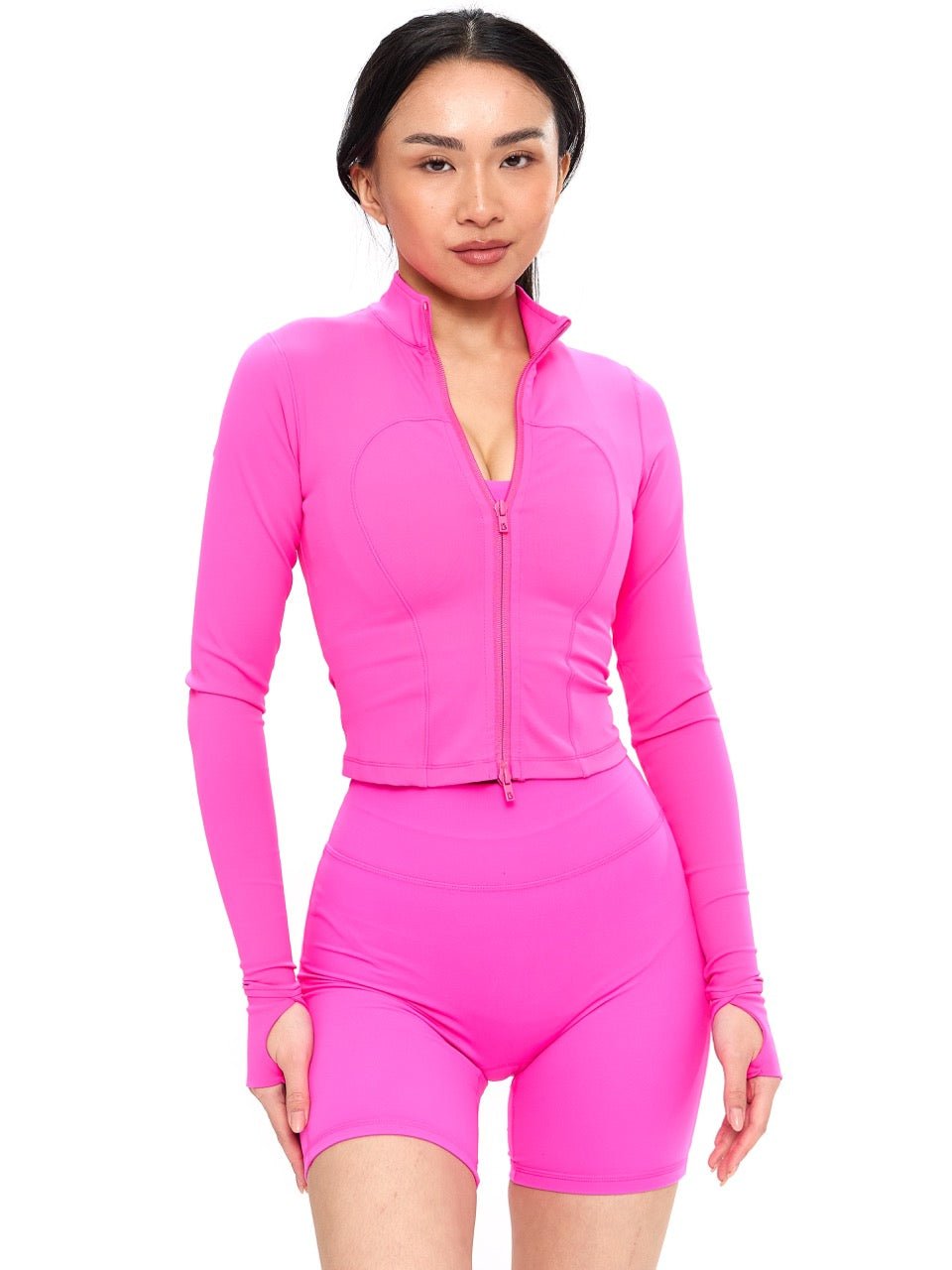 Phantom Waist Jacket - Hibiscus