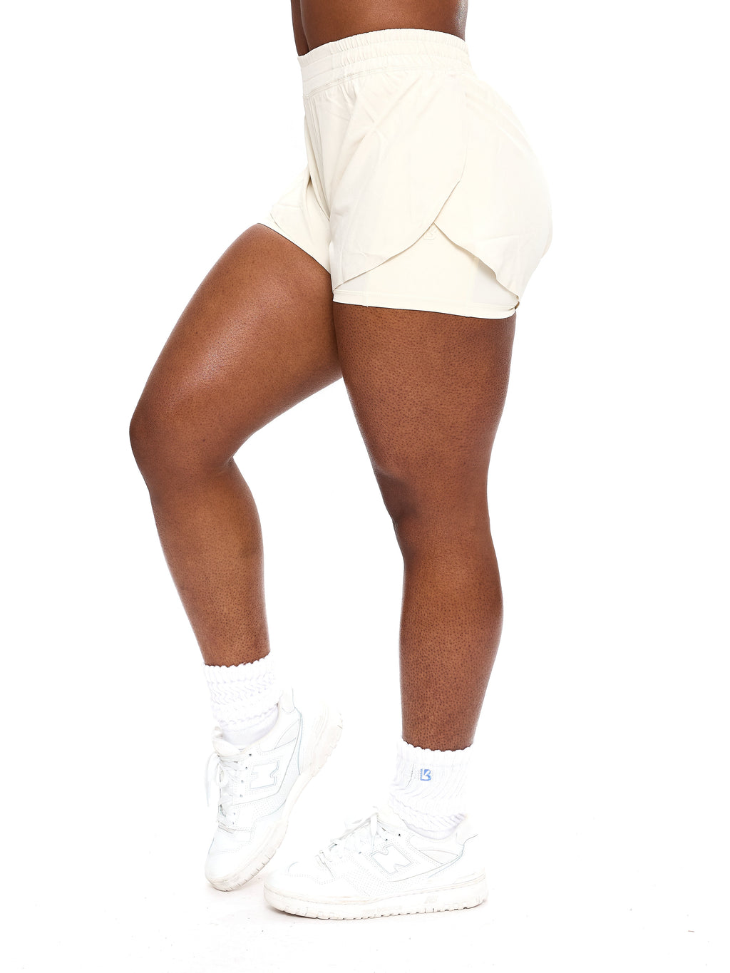 Flirty Flo Short Boyshort - Oat Milk