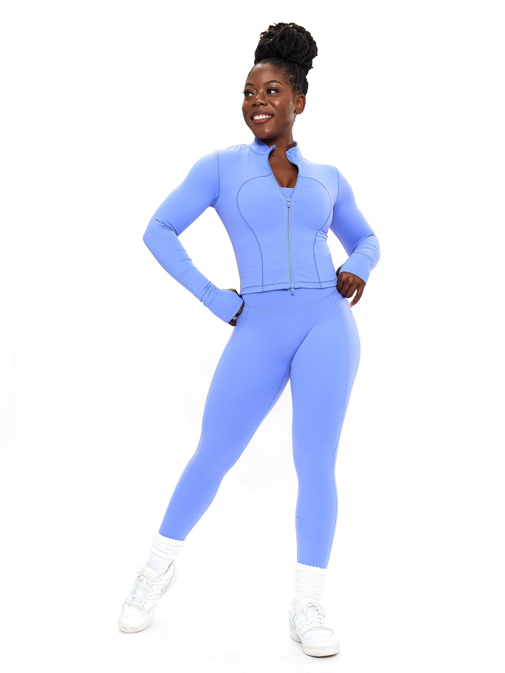 Poshknit Scrunch Pocket Legging - Azul