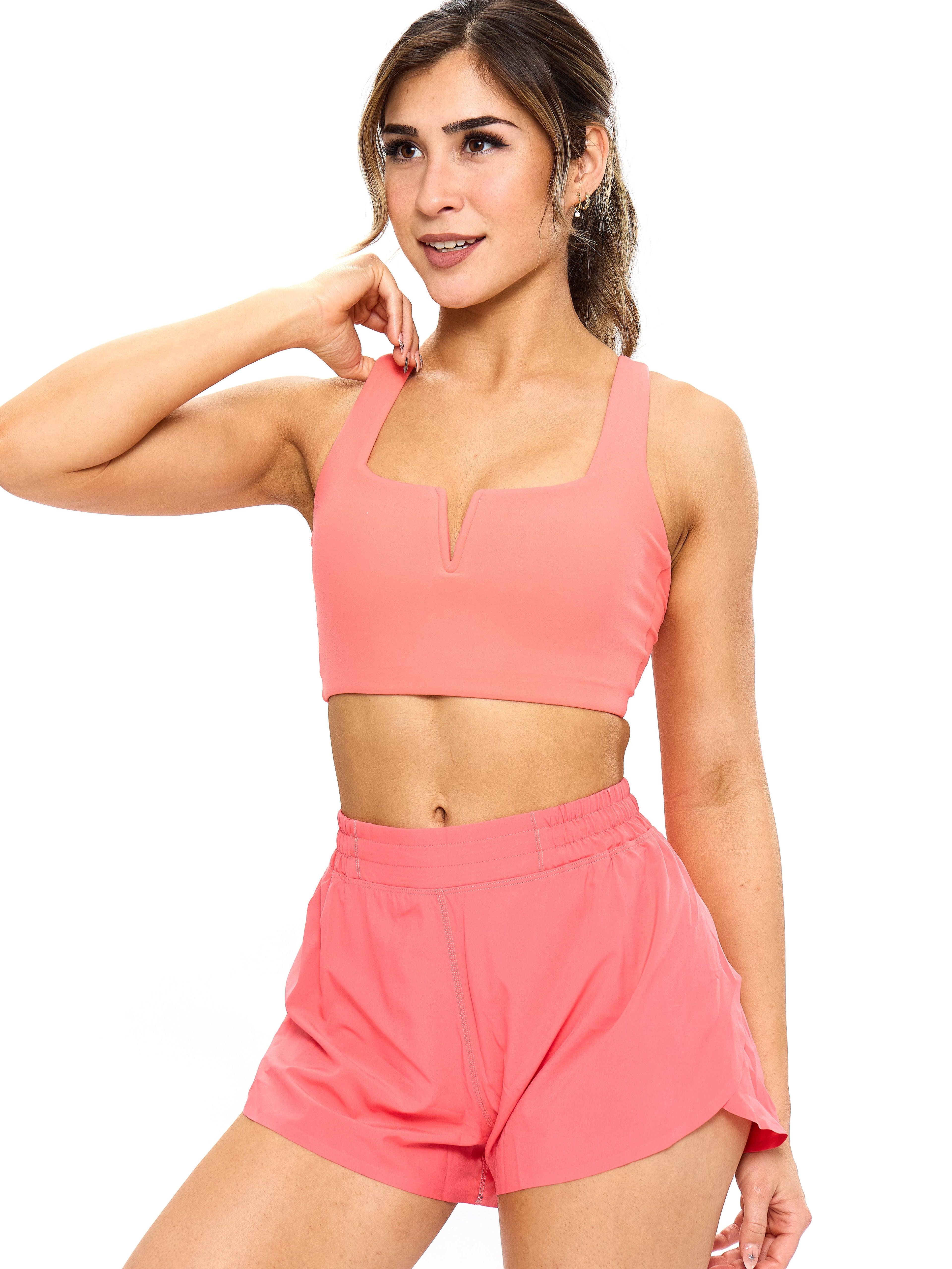 Nubre Notch Sports Bra - Tequila Sunrise