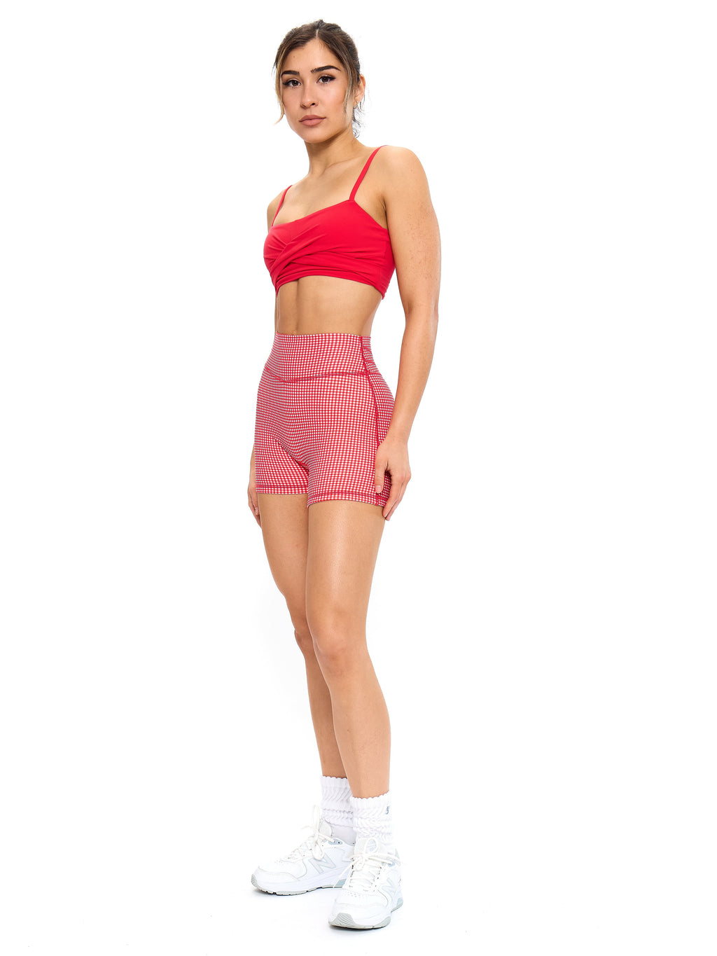 Legacy Short 4" - Red Gingham