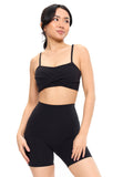 Ivy Wrap Sports Bra - Onyx Black