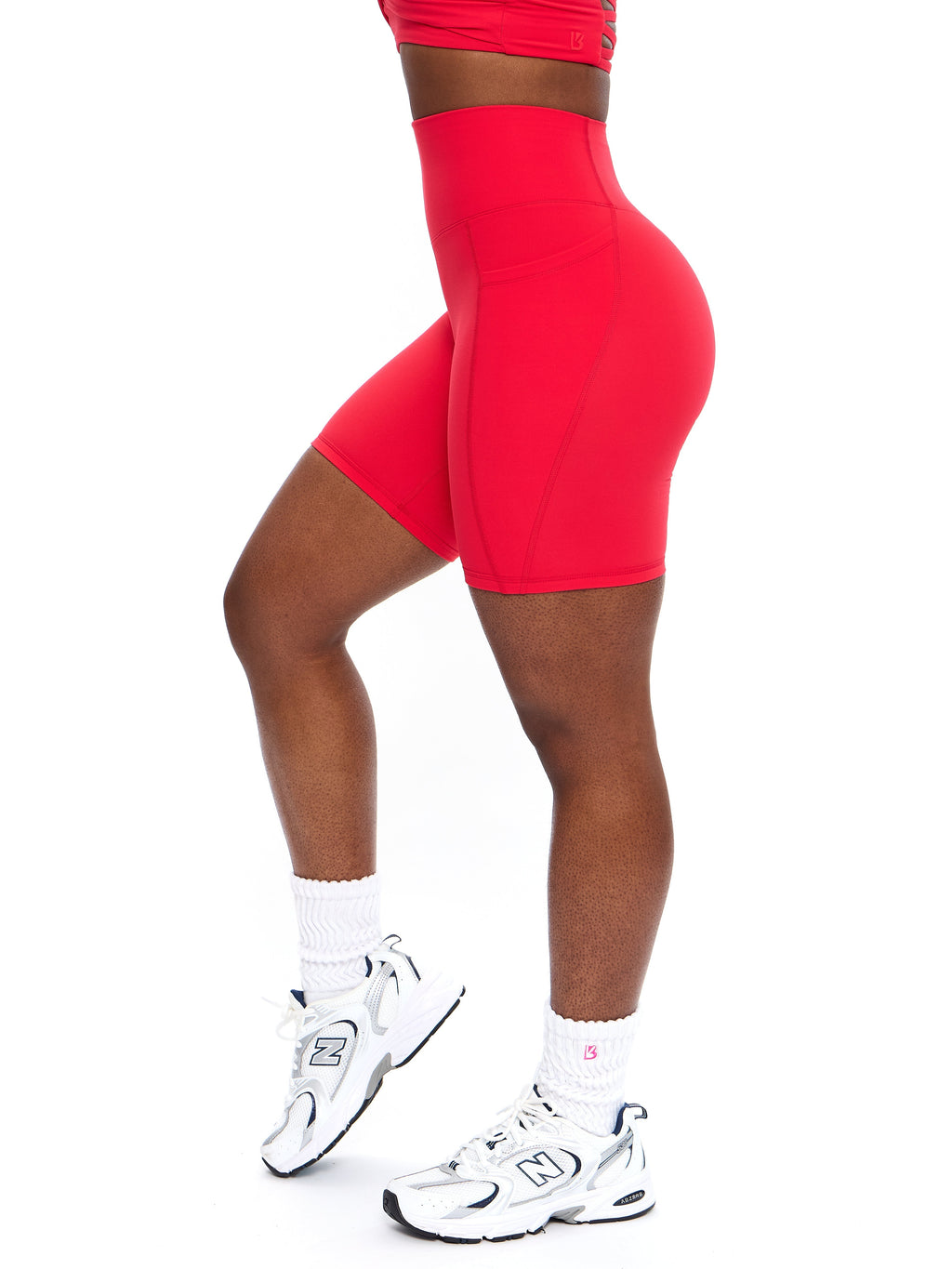Rosa Pocket Short 7" - Salsa Red
