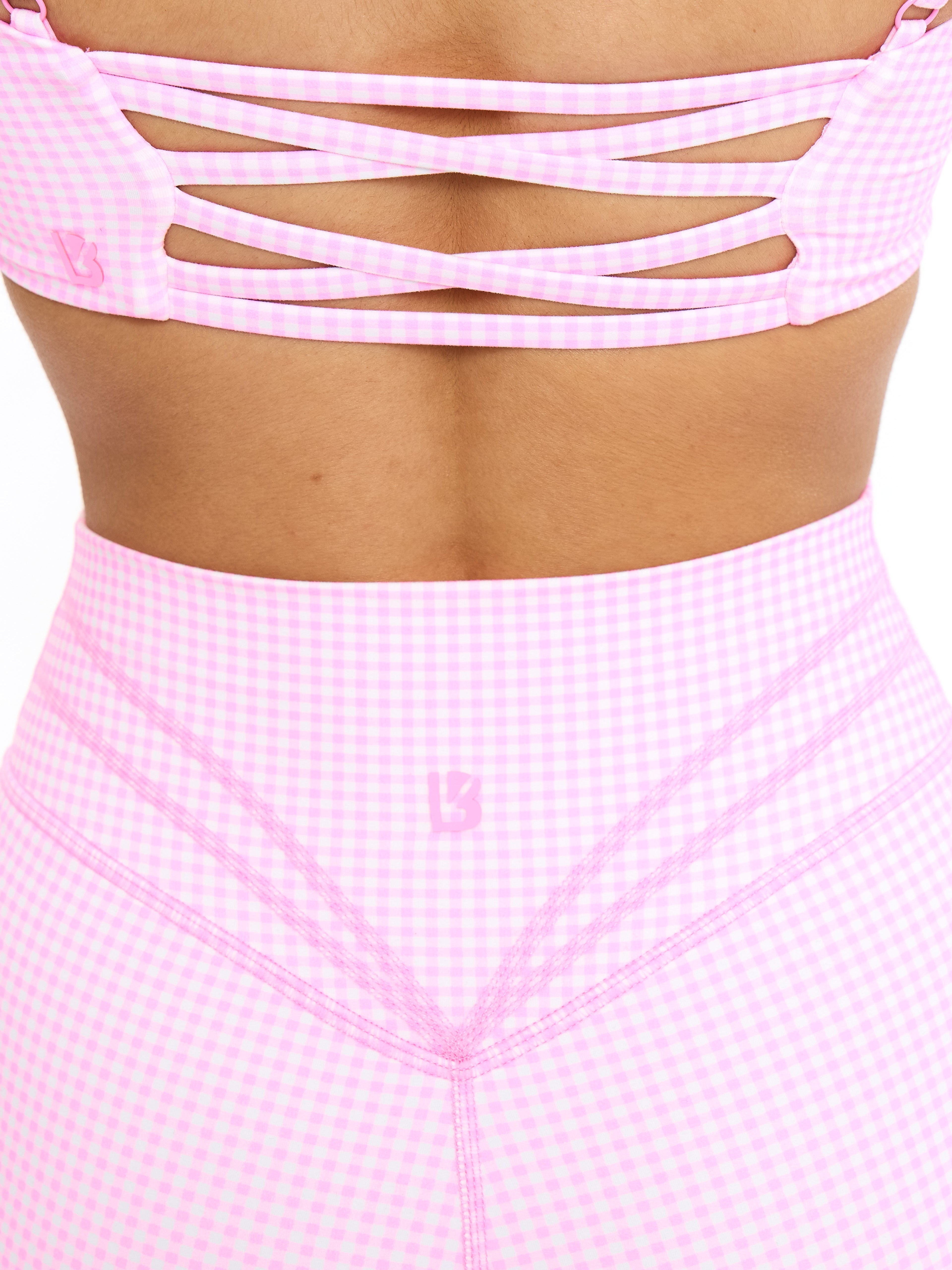 Legacy Short 6" - Pink Gingham