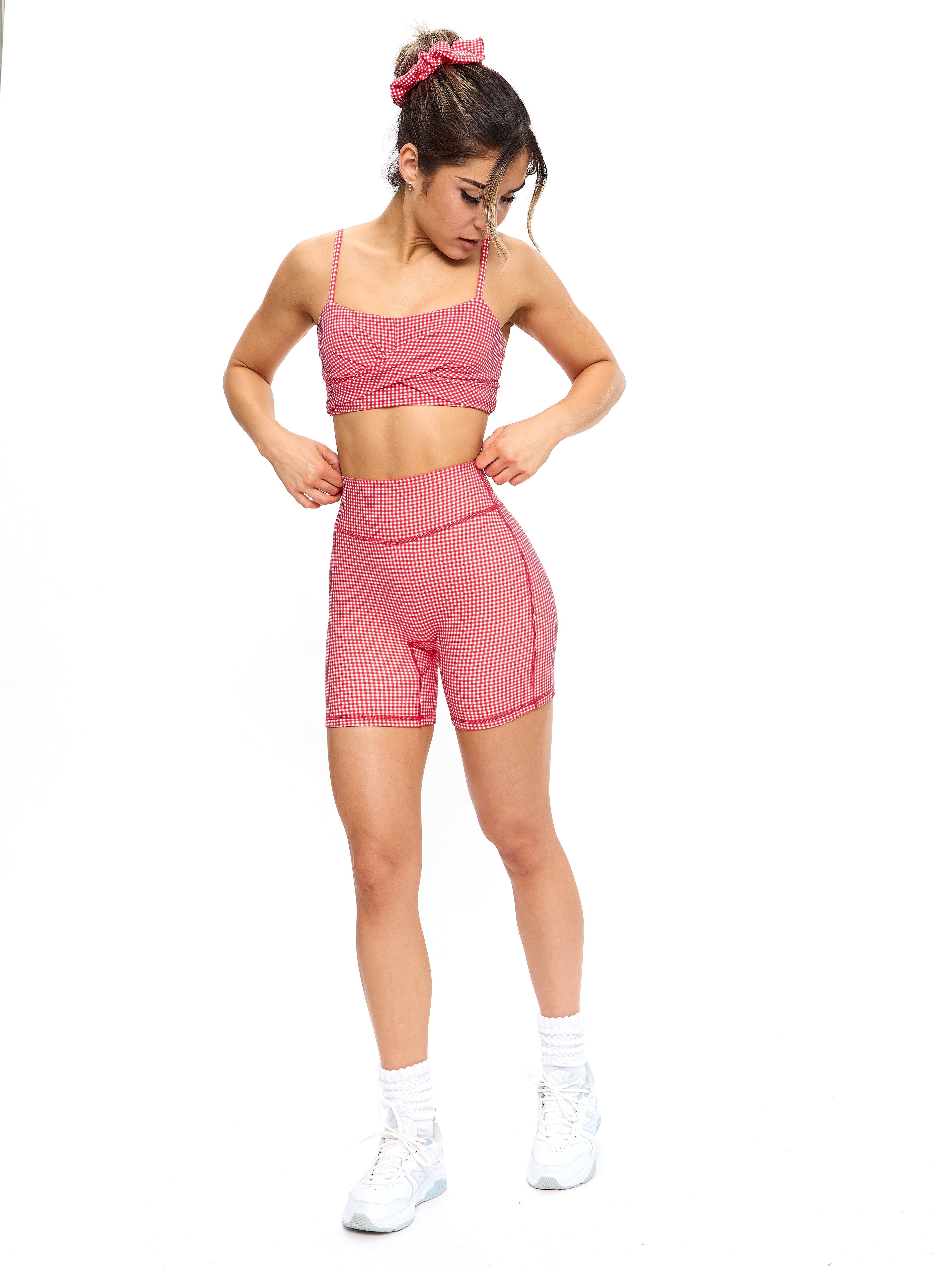 Legacy Short 6" - Red Gingham